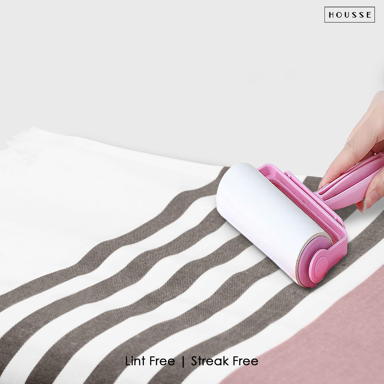 HOUSSE Bold Stripe 100% Bamboo Extra Large Bath Towel | Ultra Soft, Absorbent, Light Weight, & Quick Dry Towel for Bath, Travel, Gym, Beach, Pool, and Yoga | 80 X 160 cms