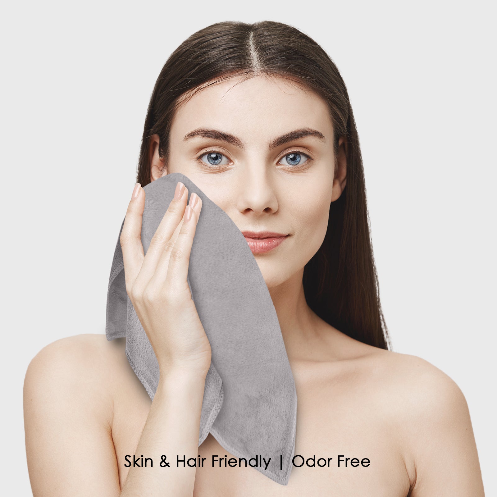 HOUSSE Microfiber Face Towels | Ultra Absorbent, Odour-Free, Quick Dry 450 GSM Face Towel for Home, Gym, Travel, Running and Personal Use | 30x30 cm | Set of 4 in One Colour (Indian Teal, Pack of 4)