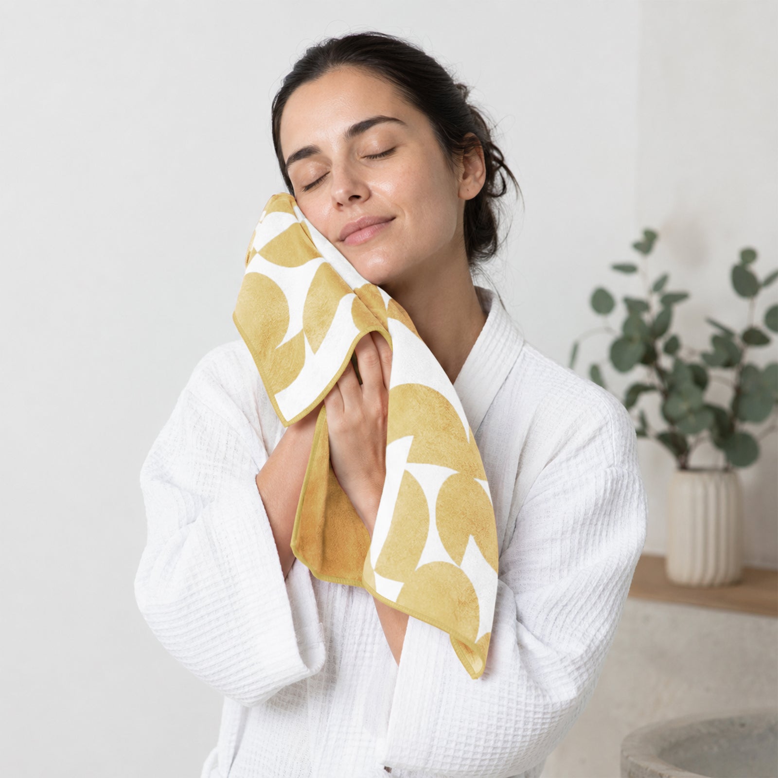 Dual Tone 480 GSM Reversible Microfiber Towel Set