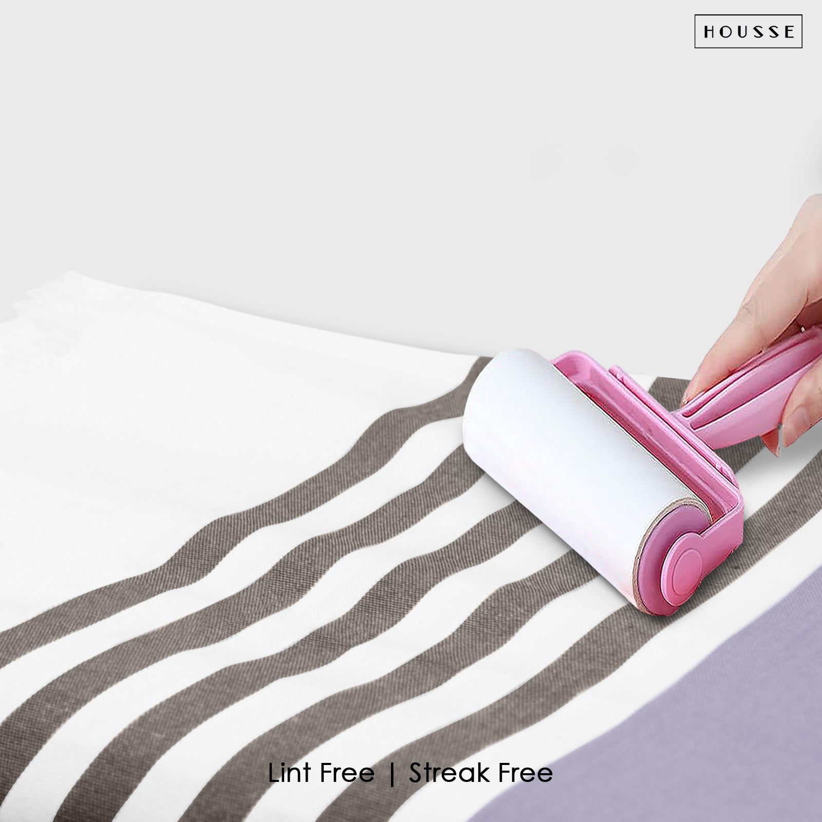 HOUSSE Bold Stripe 100% Bamboo Extra Large Bath Towel | Ultra Soft, Absorbent, Light Weight, & Quick Dry Towel for Bath, Travel, Gym, Beach, Pool, and Yoga | 80 X 160 cms