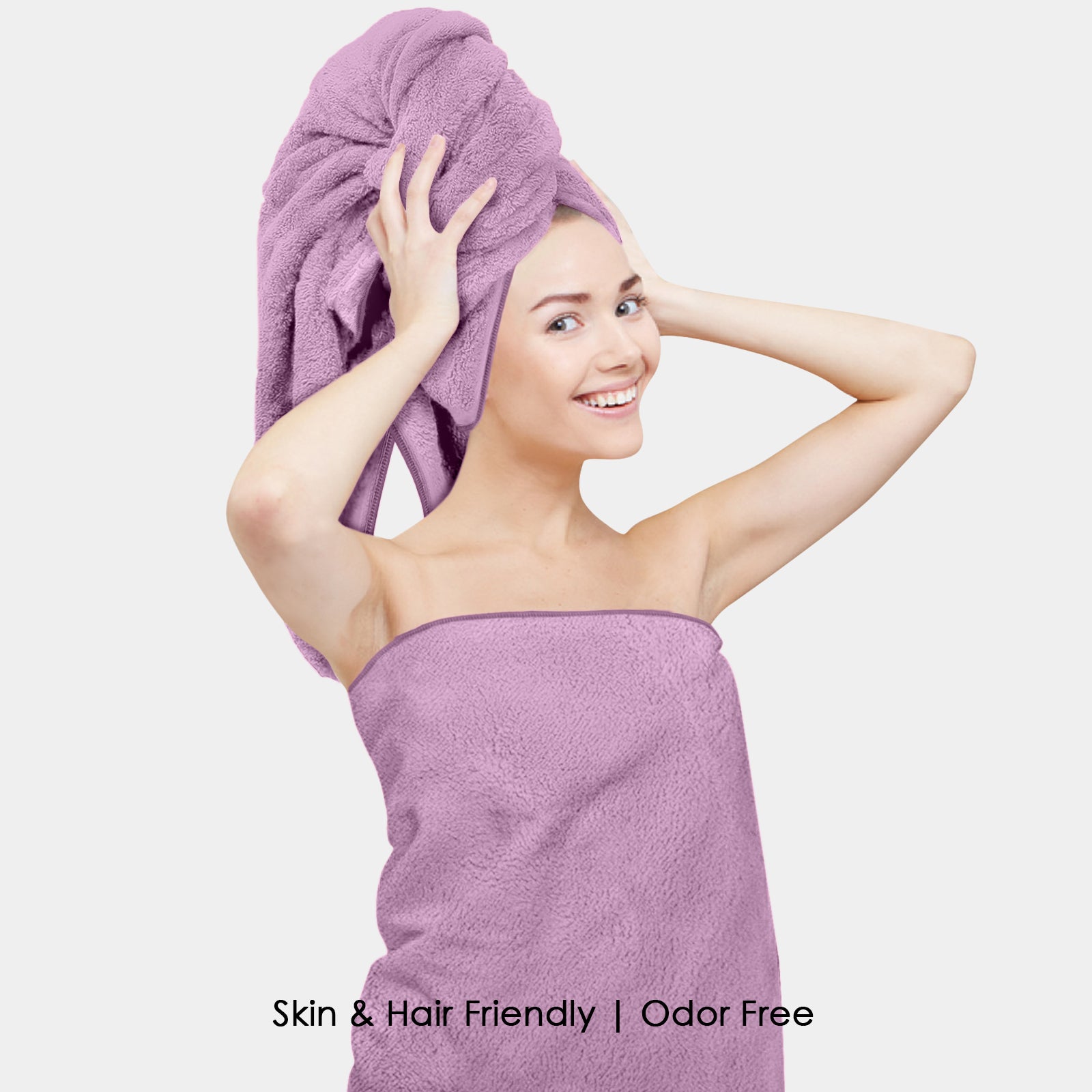 HOUSSE Premium Microfiber Bath Towel - Extra Large 75x150cm Quick Dry Towels for Women Men & Kids | Super Soft Plush 450 GSM | Ultra Absorbent for Home Swimming Sports & Travel