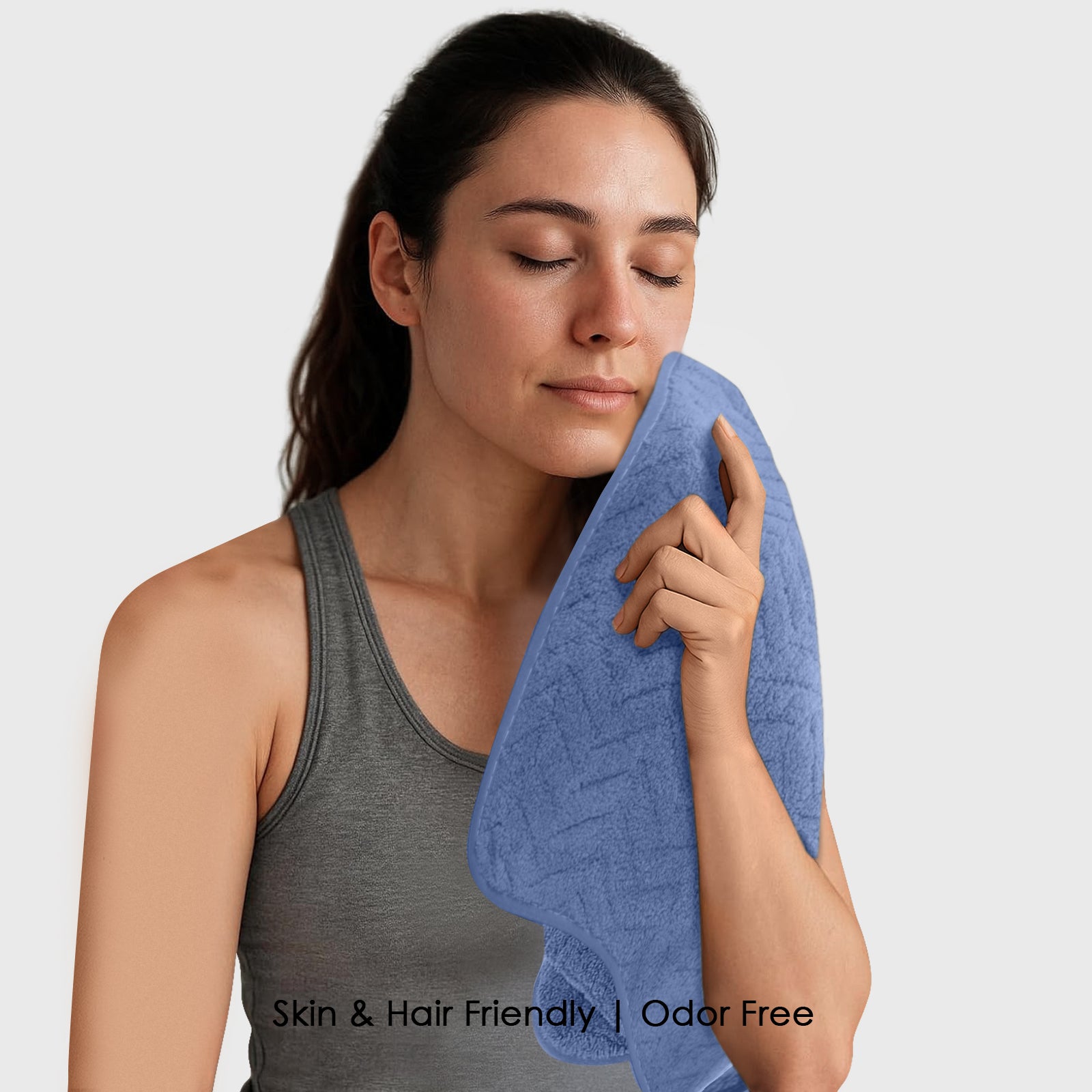 HOUSSE Microfiber Nova Face Towels for Women & Men | Ultra Soft | Super Absorbent Towels for Gym, Yoga, Beach Daiily USe |