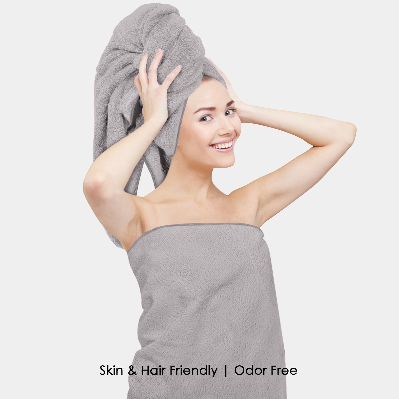 HOUSSE Premium Microfiber Bath Towel - Extra Large 75x150cm Quick Dry Towels for Women Men & Kids | Super Soft Plush 450 GSM | Ultra Absorbent for Home Swimming Sports & Travel