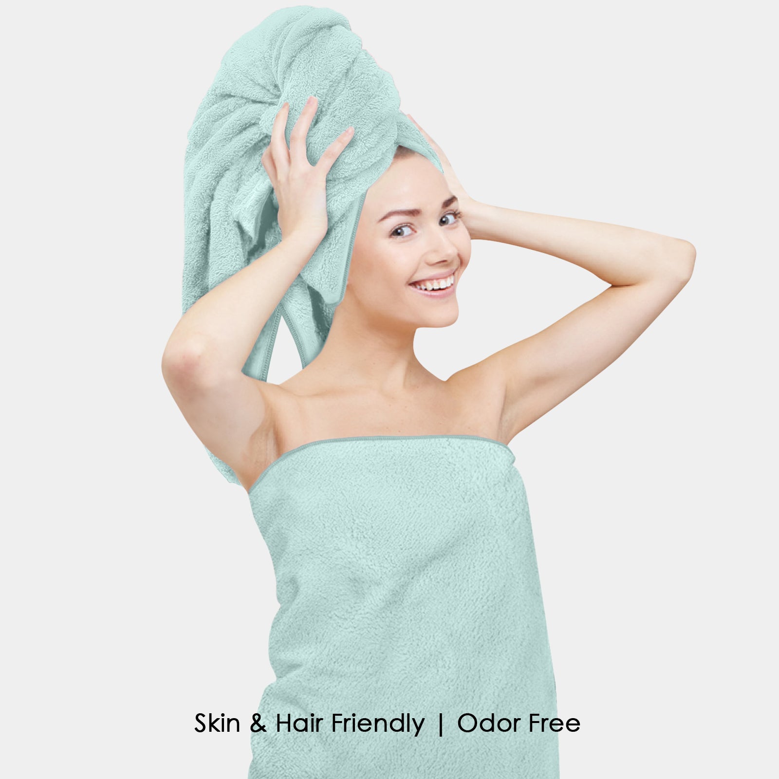 HOUSSE Premium Microfiber Bath Towel - Extra Large 75x150cm Quick Dry Towels for Women Men & Kids | Super Soft Plush 450 GSM | Ultra Absorbent for Home Swimming Sports & Travel