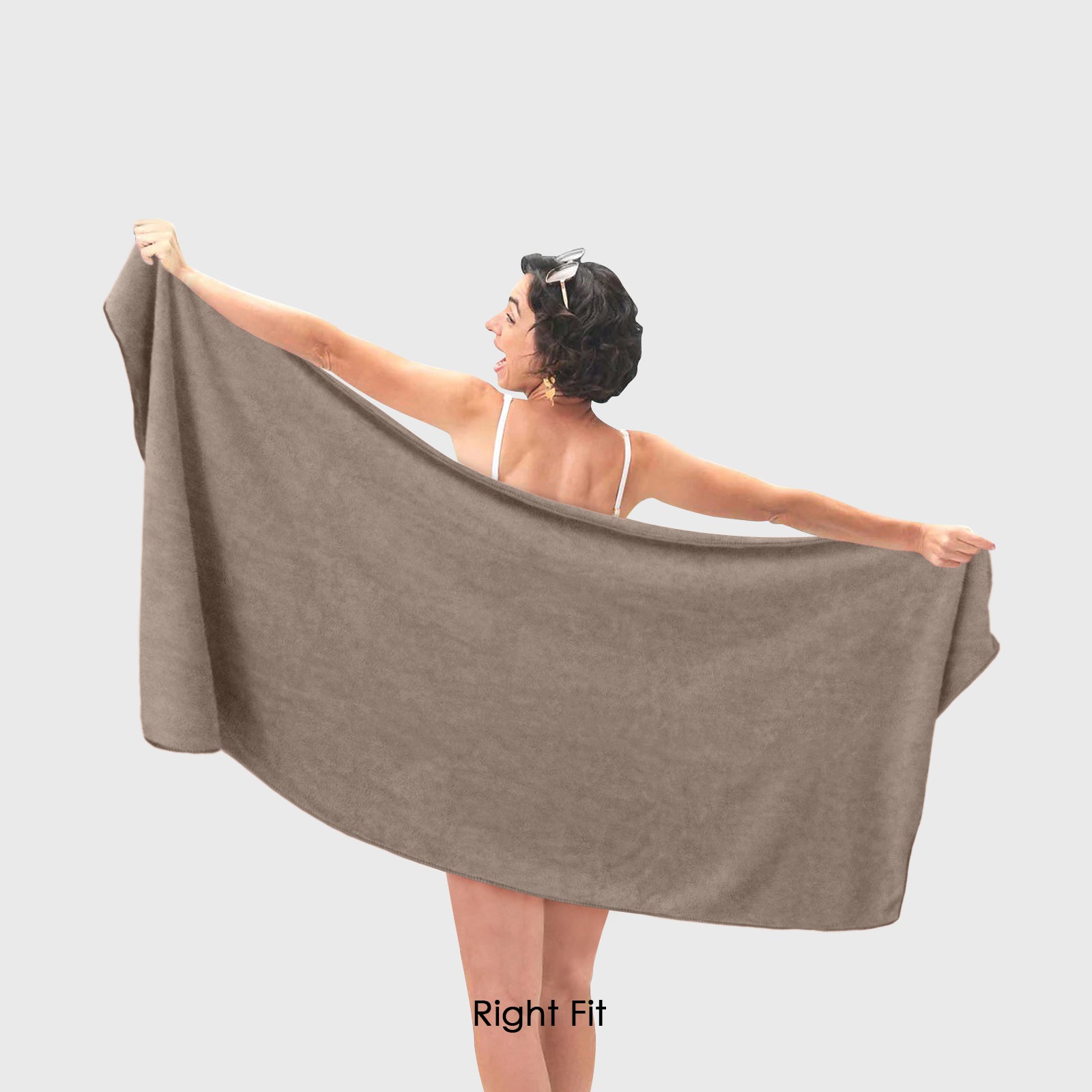 HOUSSE Premium Microfiber Bath Towel - Extra Large 75x150cm Quick Dry Towels for Women Men & Kids | Super Soft Plush 450 GSM | Ultra Absorbent for Home Swimming Sports & Travel