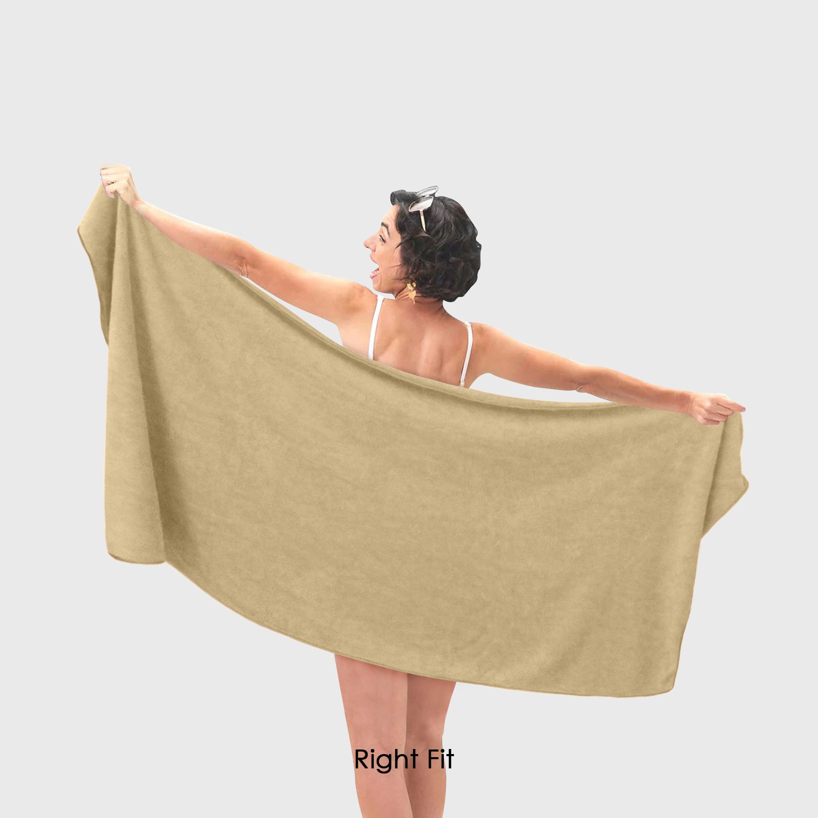 HOUSSE Premium Microfiber Bath Towel - Extra Large 75x150cm Quick Dry Towels for Women Men & Kids | Super Soft Plush 450 GSM | Ultra Absorbent for Home Swimming Sports & Travel