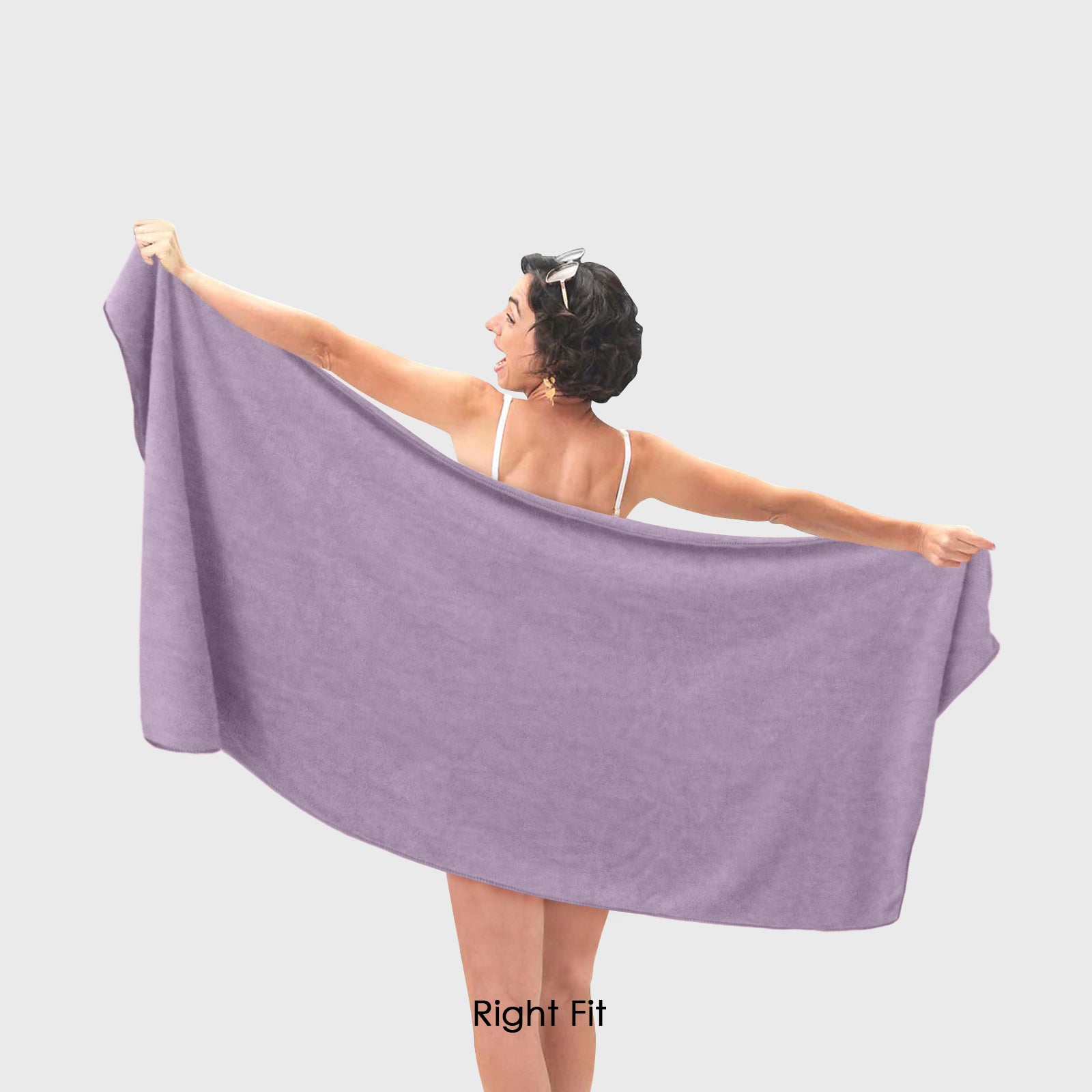 HOUSSE Premium Microfiber Bath Towel - Extra Large 75x150cm Quick Dry Towels for Women Men & Kids | Super Soft Plush 450 GSM | Ultra Absorbent for Home Swimming Sports & Travel
