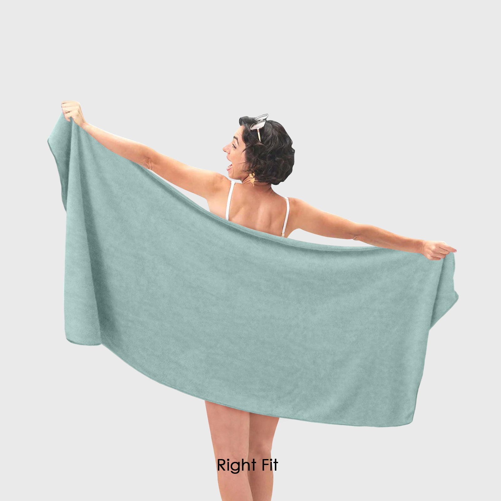 HOUSSE Premium Microfiber Bath Towel - Extra Large 75x150cm Quick Dry Towels for Women Men & Kids | Super Soft Plush 450 GSM | Ultra Absorbent for Home Swimming Sports & Travel