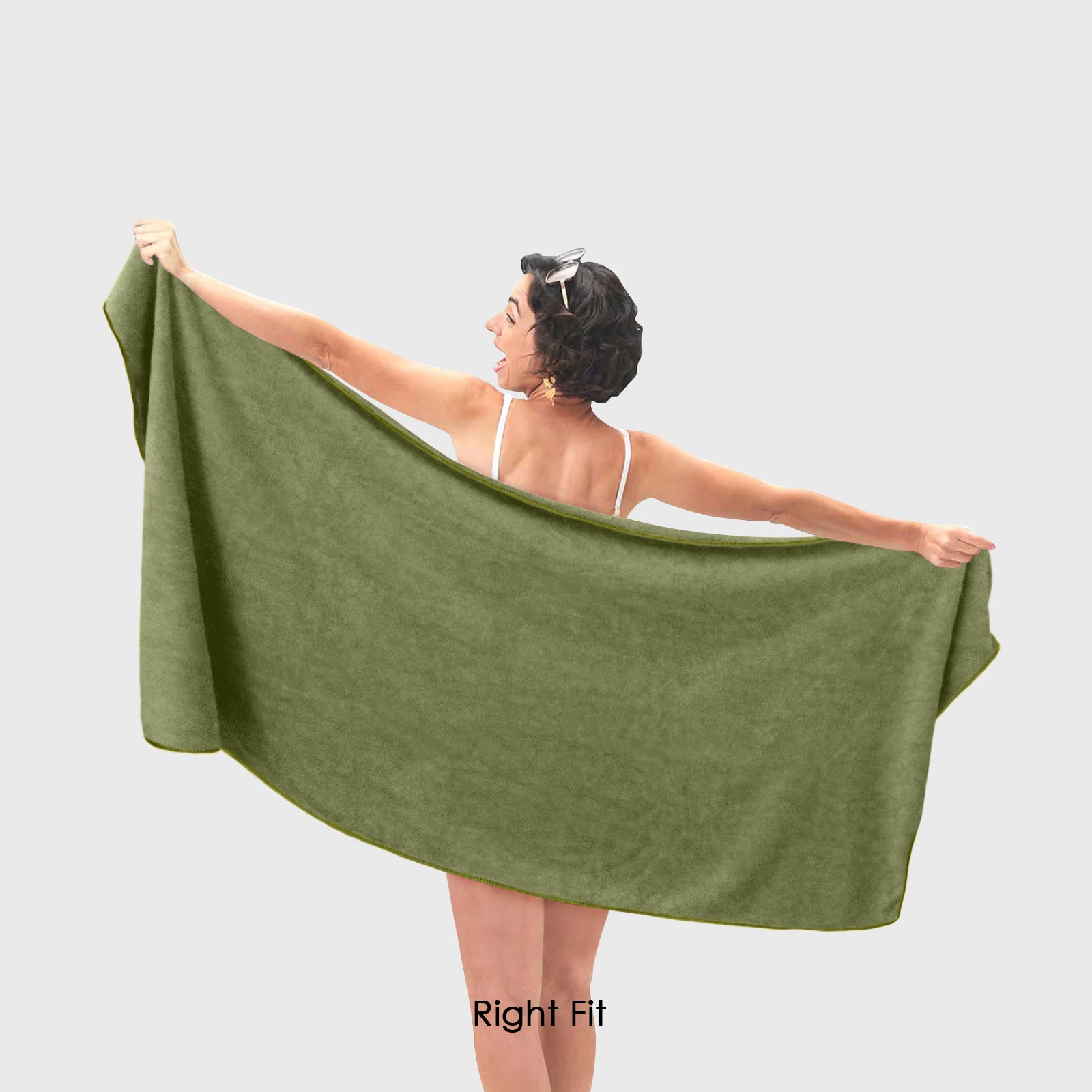 HOUSSE Premium Microfiber Bath Towel - Extra Large 75x150cm Quick Dry Towels for Women Men & Kids | Super Soft Plush 450 GSM | Ultra Absorbent for Home Swimming Sports & Travel