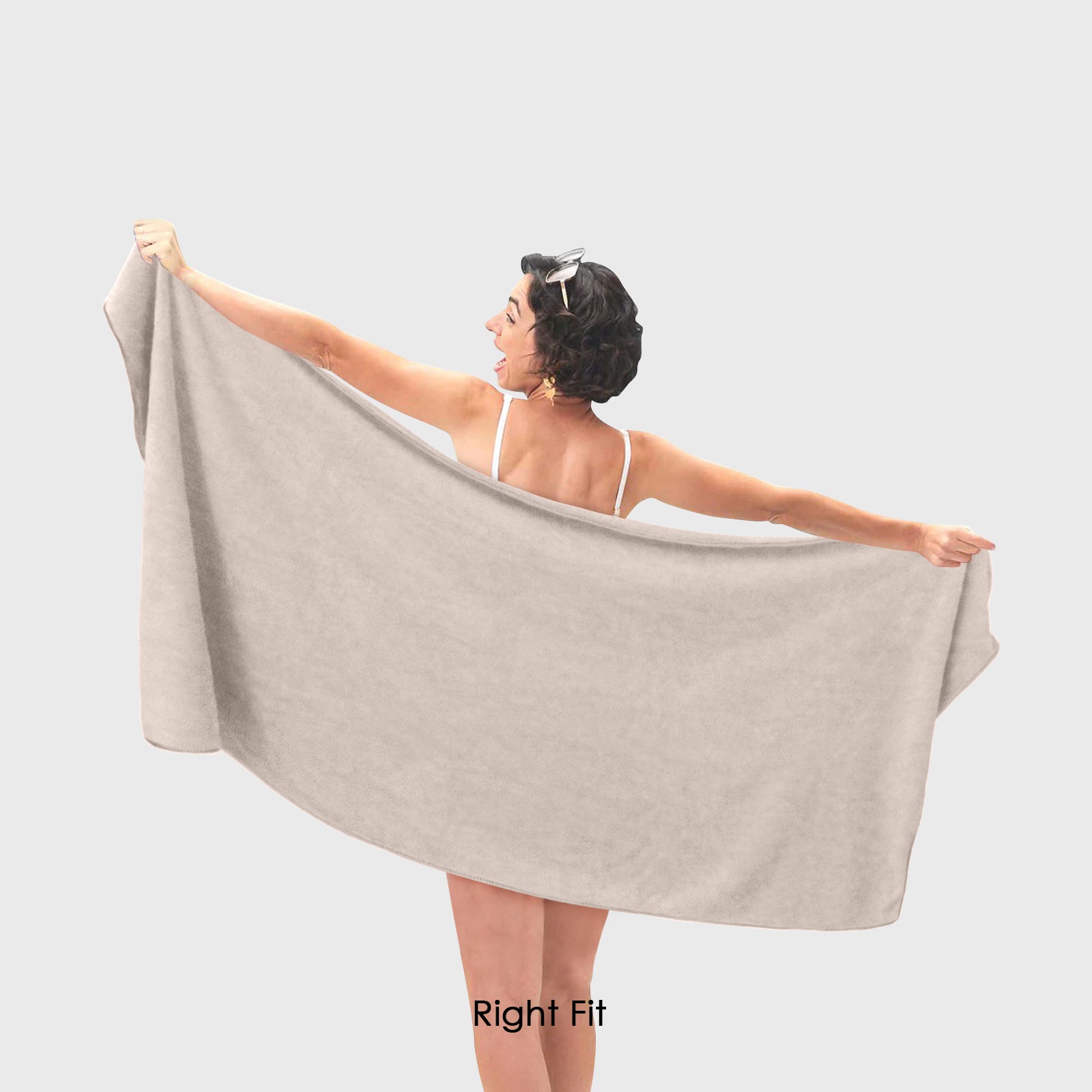 HOUSSE Premium Microfiber Bath Towel - Extra Large 75x150cm Quick Dry Towels for Women Men & Kids | Super Soft Plush 450 GSM | Ultra Absorbent for Home Swimming Sports & Travel