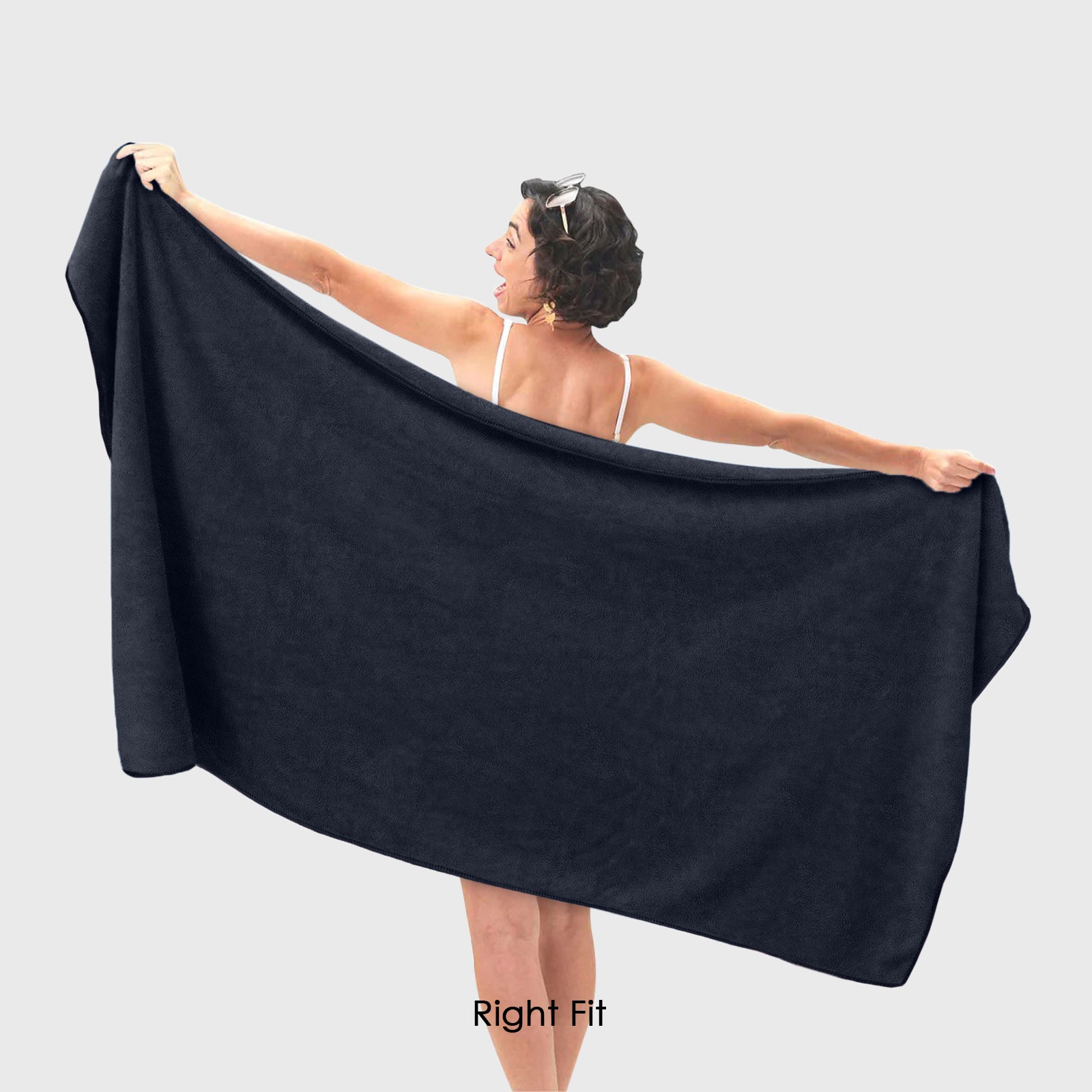 HOUSSE Premium Microfiber Bath Towel - Extra Large 60x120cm Quick Dry Towels for Men, Women & Kids | Super Soft Plush 550 GSM | Ultra Absorbent for Home Swimming Sports Travel