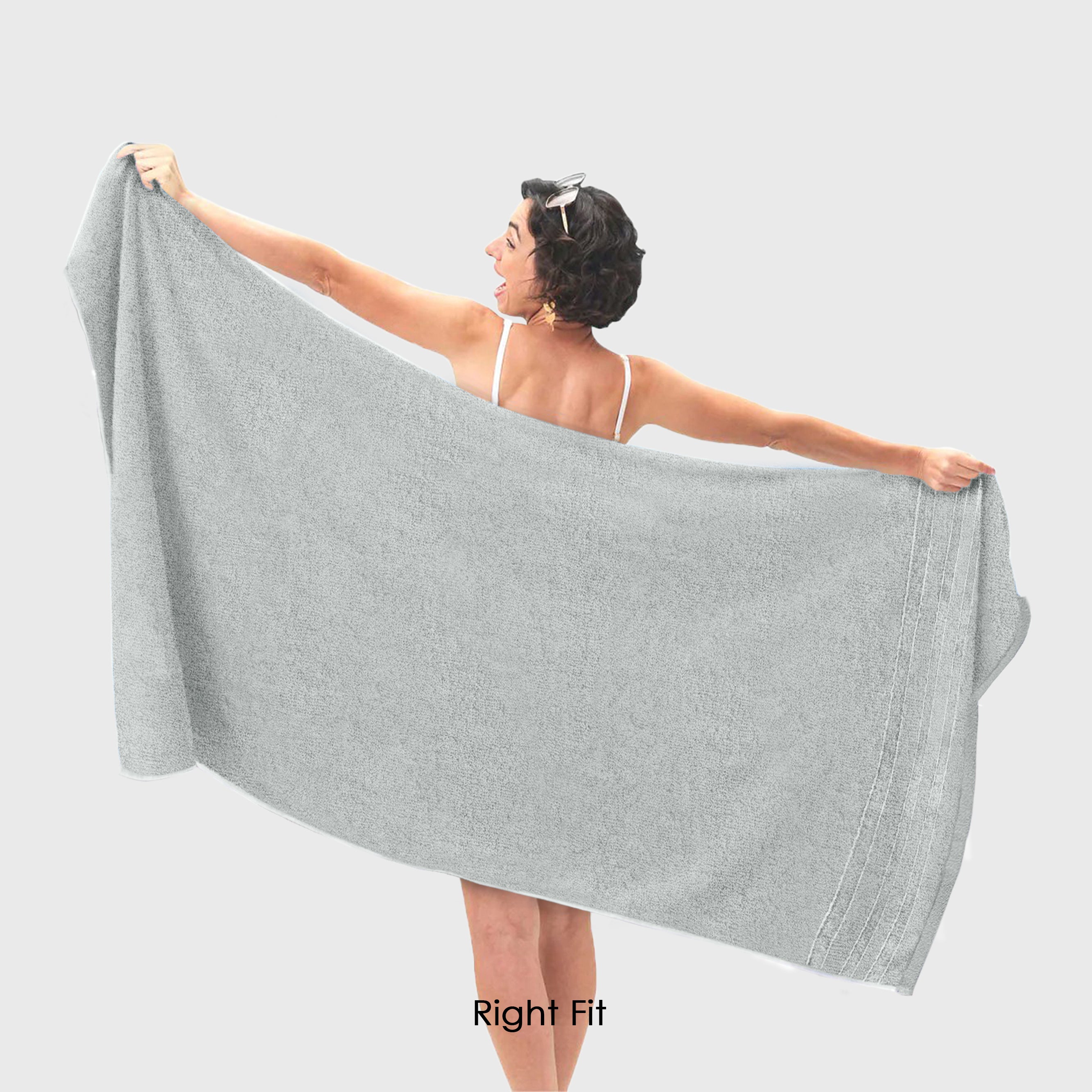 HOUSSE Haven Luxury Bamboo Zero-Twist Hand and Bath Towels – 600 GSM, Ultra-Soft, Eco-Friendly & Highly Absorbent – Organic Bamboo Hotel & Spa Hand Towel Set
