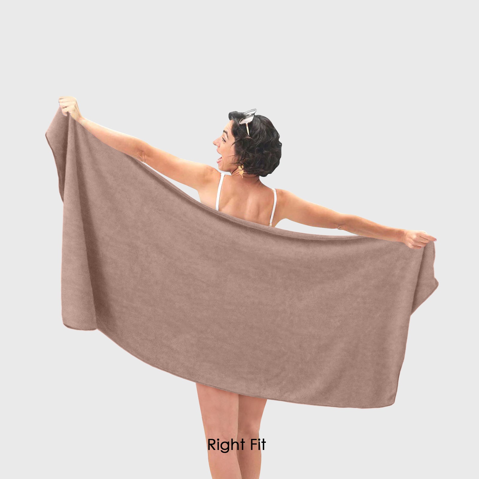 HOUSSE Premium Microfiber Bath Towel - Extra Large 75x150cm Quick Dry Towels for Women Men & Kids | Super Soft Plush 450 GSM | Ultra Absorbent for Home Swimming Sports & Travel