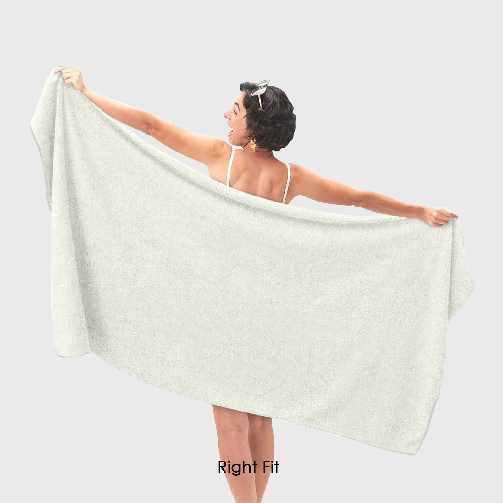 HOUSSE Premium Microfiber Bath Towel - Extra Large 60x120cm Quick Dry Towels for Men, Women & Kids | Super Soft Plush 550 GSM | Ultra Absorbent for Home Swimming Sports Travel
