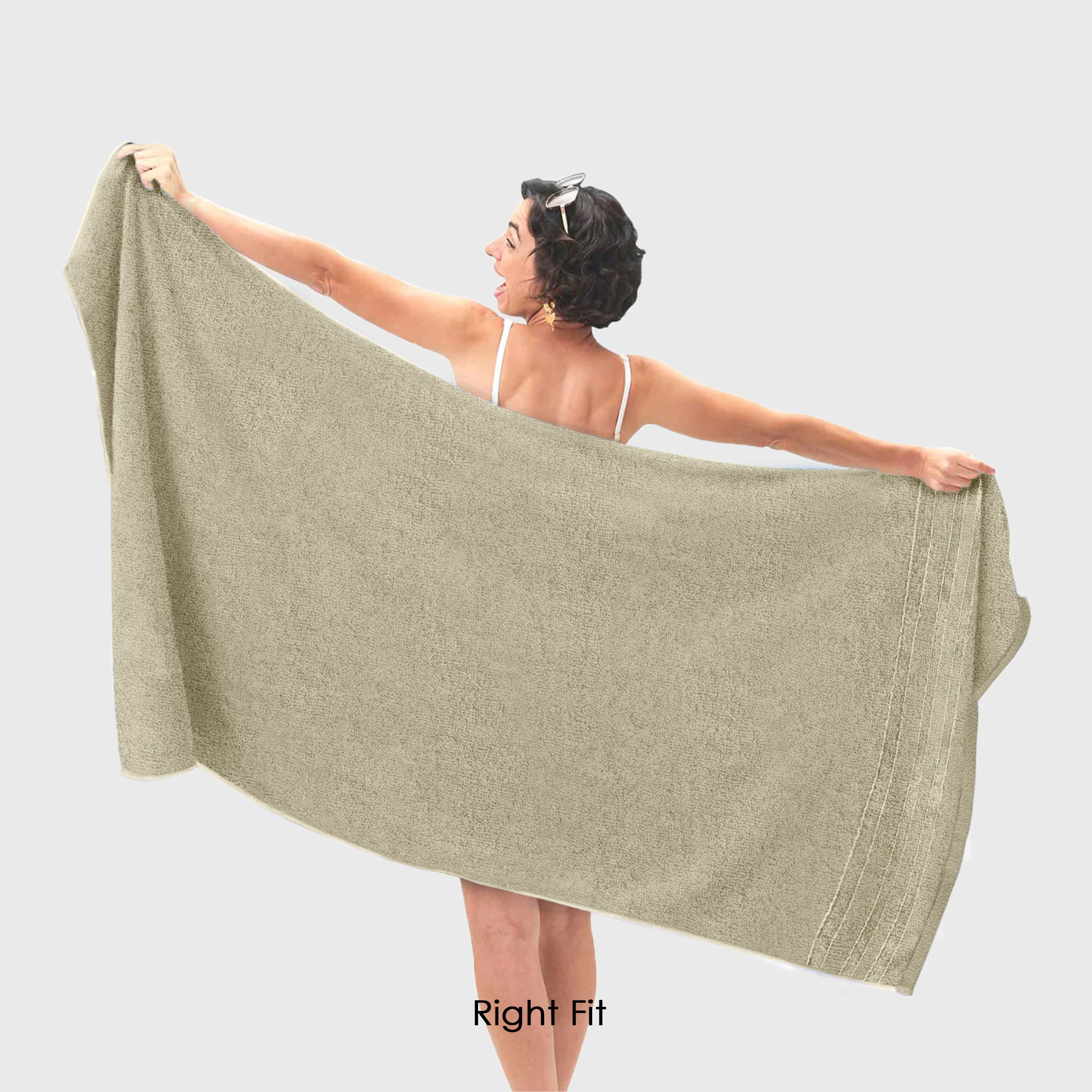 HOUSSE Haven Luxury Bamboo Zero-Twist Hand and Bath Towels – 600 GSM, Ultra-Soft, Eco-Friendly & Highly Absorbent – Organic Bamboo Hotel & Spa Hand Towel Set
