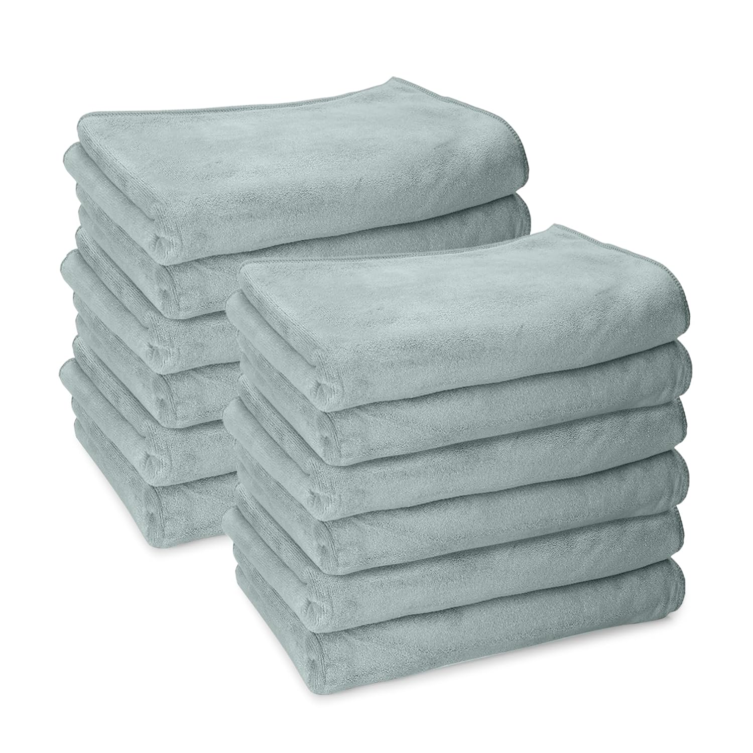 HOUSSE Microfiber Face Towels | Ultra Absorbent, Odour-Free, Quick Dry 450 GSM Face Towel for Home, Gym, Travel, Running and Personal Use | 30x30 cm | Set of 4 in One Colour (Indian Teal, Pack of 4)