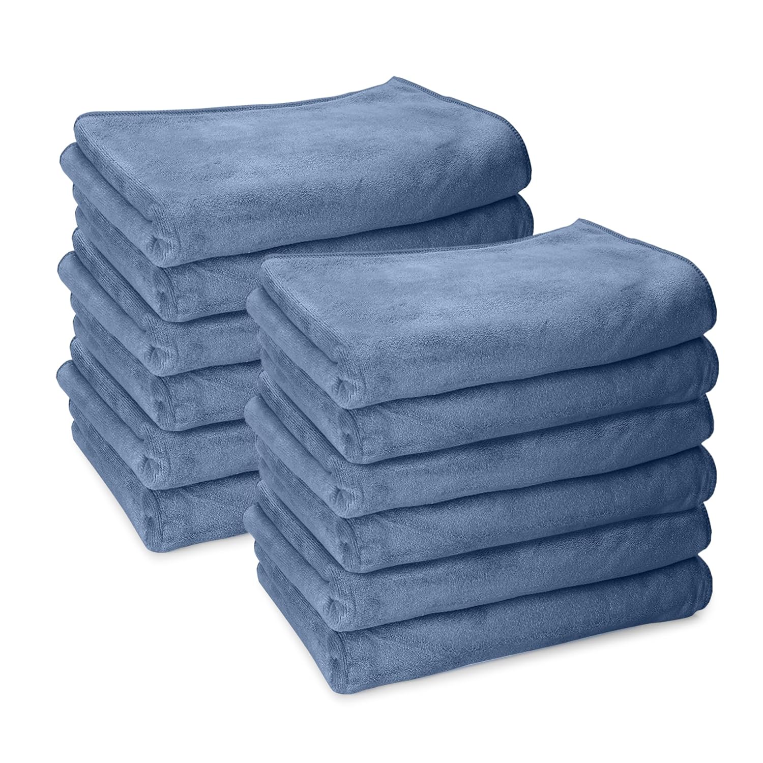 HOUSSE Microfiber Face Towels | Ultra Absorbent, Odour-Free, Quick Dry 450 GSM Face Towel for Home, Gym, Travel, Running and Personal Use | 30x30 cm | Set of 4 in One Colour (Indian Teal, Pack of 4)