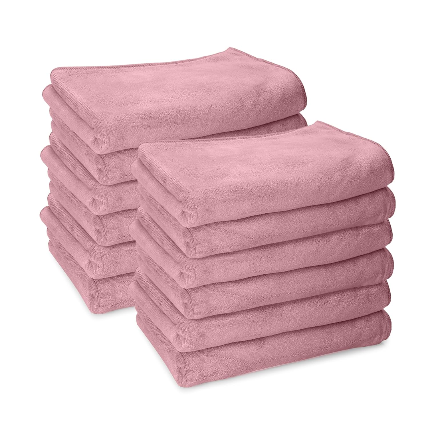 HOUSSE Microfiber Face Towels | Ultra Absorbent, Odour-Free, Quick Dry 450 GSM Face Towel for Home, Gym, Travel, Running and Personal Use | 30x30 cm | Set of 4 in One Colour (Indian Teal, Pack of 4)