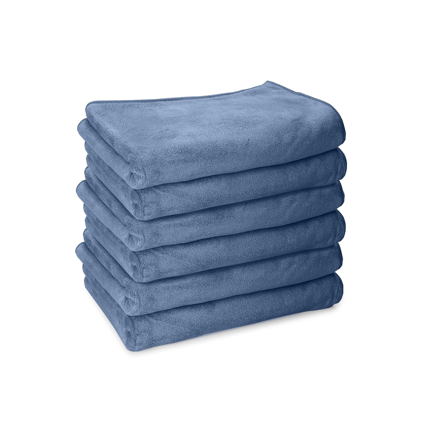 HOUSSE Microfiber Face Towels | Ultra Absorbent, Odour-Free, Quick Dry 450 GSM Face Towel for Home, Gym, Travel, Running and Personal Use | 30x30 cm | Set of 4 in One Colour (Indian Teal, Pack of 4)