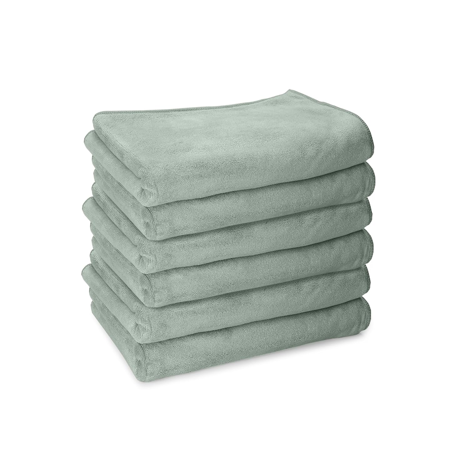 HOUSSE Microfiber Face Towels | Ultra Absorbent, Odour-Free, Quick Dry 450 GSM Face Towel for Home, Gym, Travel, Running and Personal Use | 30x30 cm | Set of 4 in One Colour (Indian Teal, Pack of 4)