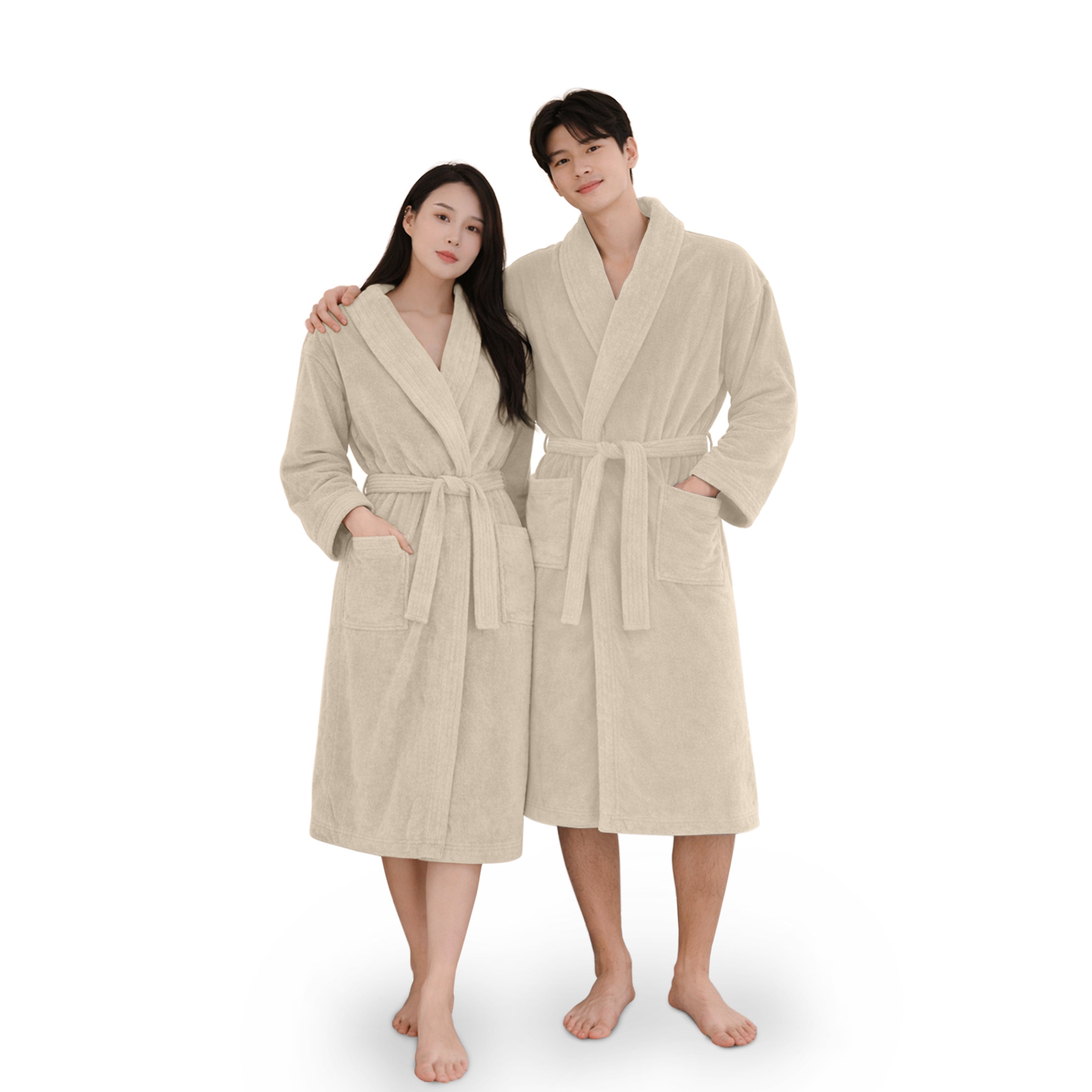 HOUSSE Microfiber Bathrobe 500 GSM | Solid Bathrobes, Highly Absorbent, Quick-Dry And Soft Bathrobe