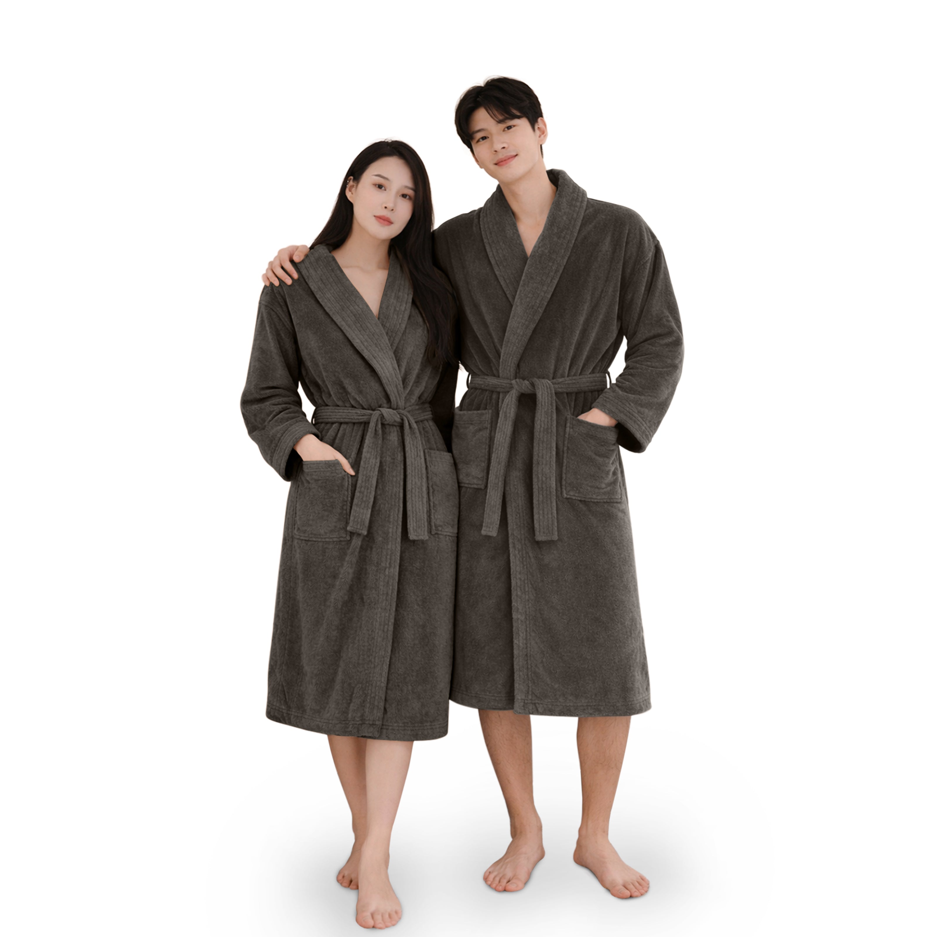 HOUSSE Microfiber Bathrobe 500 GSM | Solid Bathrobes, Highly Absorbent, Quick-Dry And Soft Bathrobe