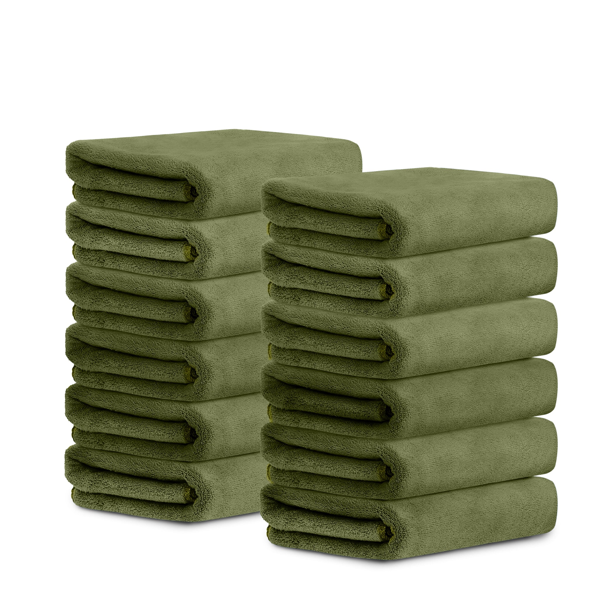 HOUSSE Microfiber Face Towels | Ultra Absorbent, Odour-Free, Quick Dry 450 GSM Face Towel for Home, Gym, Travel, Running and Personal Use | 30x30 cm | Set of 4 in One Colour (Indian Teal, Pack of 4)
