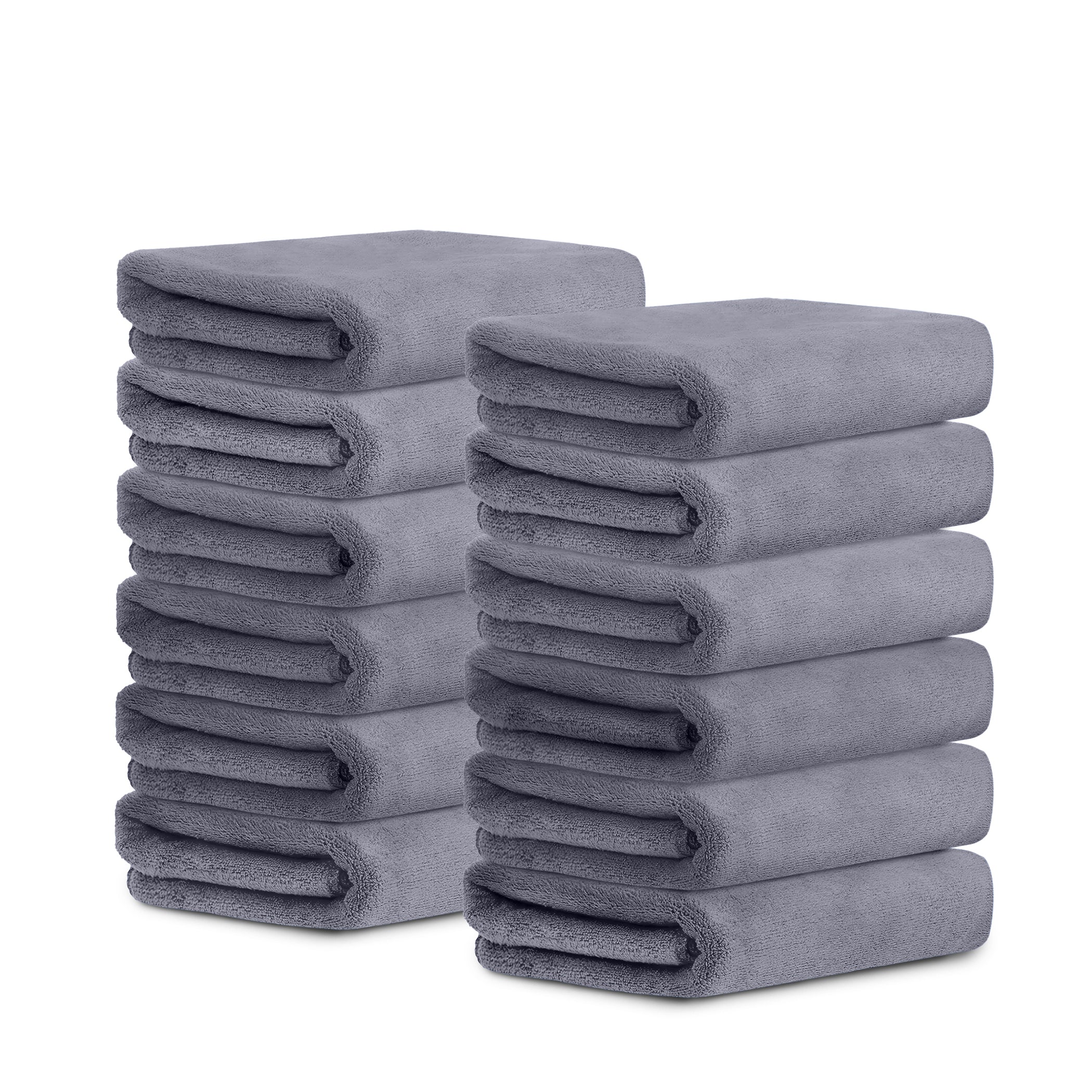 HOUSSE Microfiber Face Towels | Ultra Absorbent, Odour-Free, Quick Dry 450 GSM Face Towel for Home, Gym, Travel, Running and Personal Use | 30x30 cm | Set of 4 in One Colour (Indian Teal, Pack of 4)