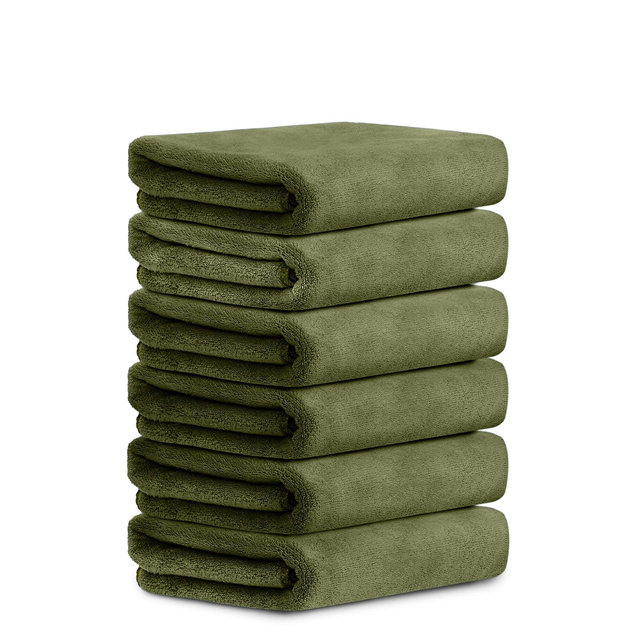 HOUSSE Microfiber Face Towels | Ultra Absorbent, Odour-Free, Quick Dry 450 GSM Face Towel for Home, Gym, Travel, Running and Personal Use | 30x30 cm | Set of 4 in One Colour (Indian Teal, Pack of 4)