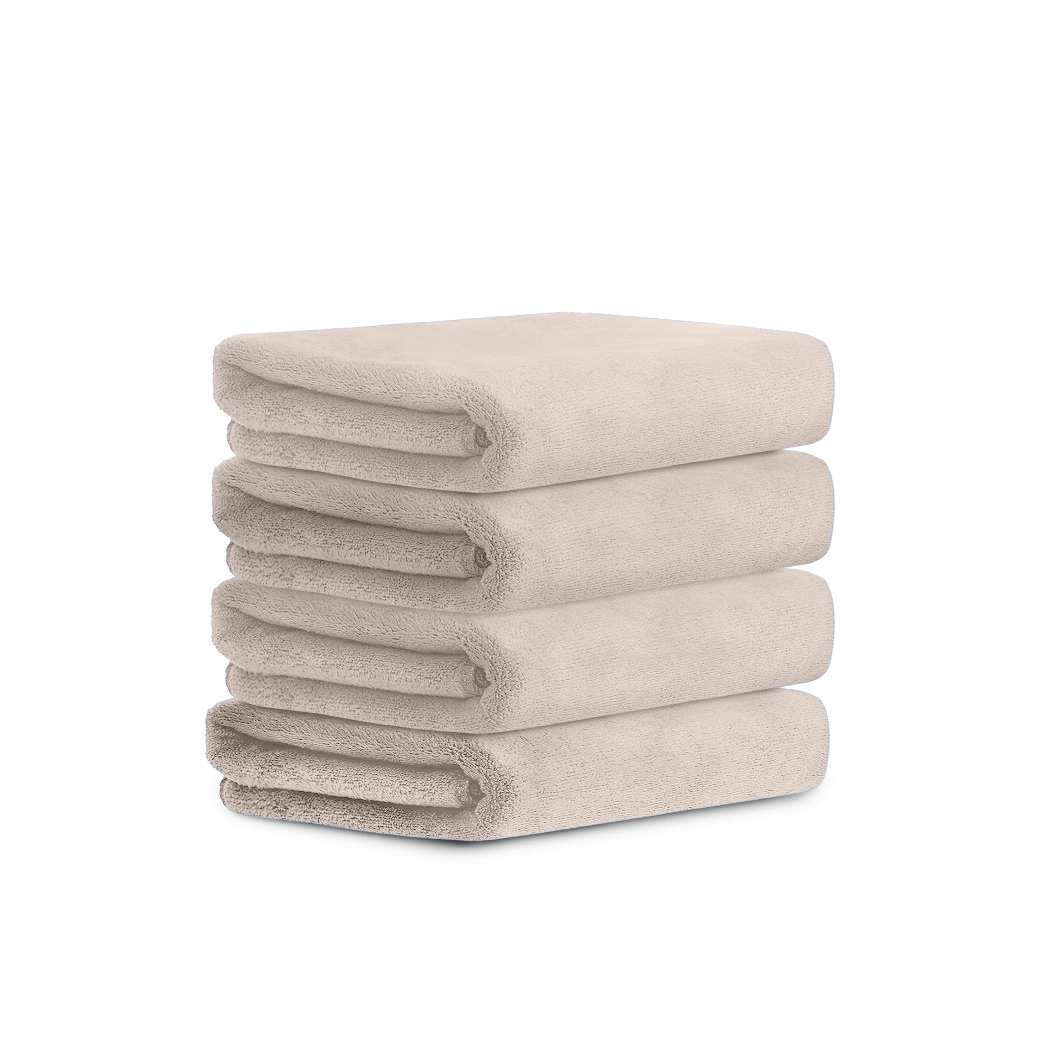 HOUSSE Microfiber Face Towels | Ultra Absorbent, Odour-Free, Quick Dry 450 GSM Face Towel for Home, Gym, Travel, Running and Personal Use | 30x30 cm | Set of 4 in One Colour (Indian Teal, Pack of 4)