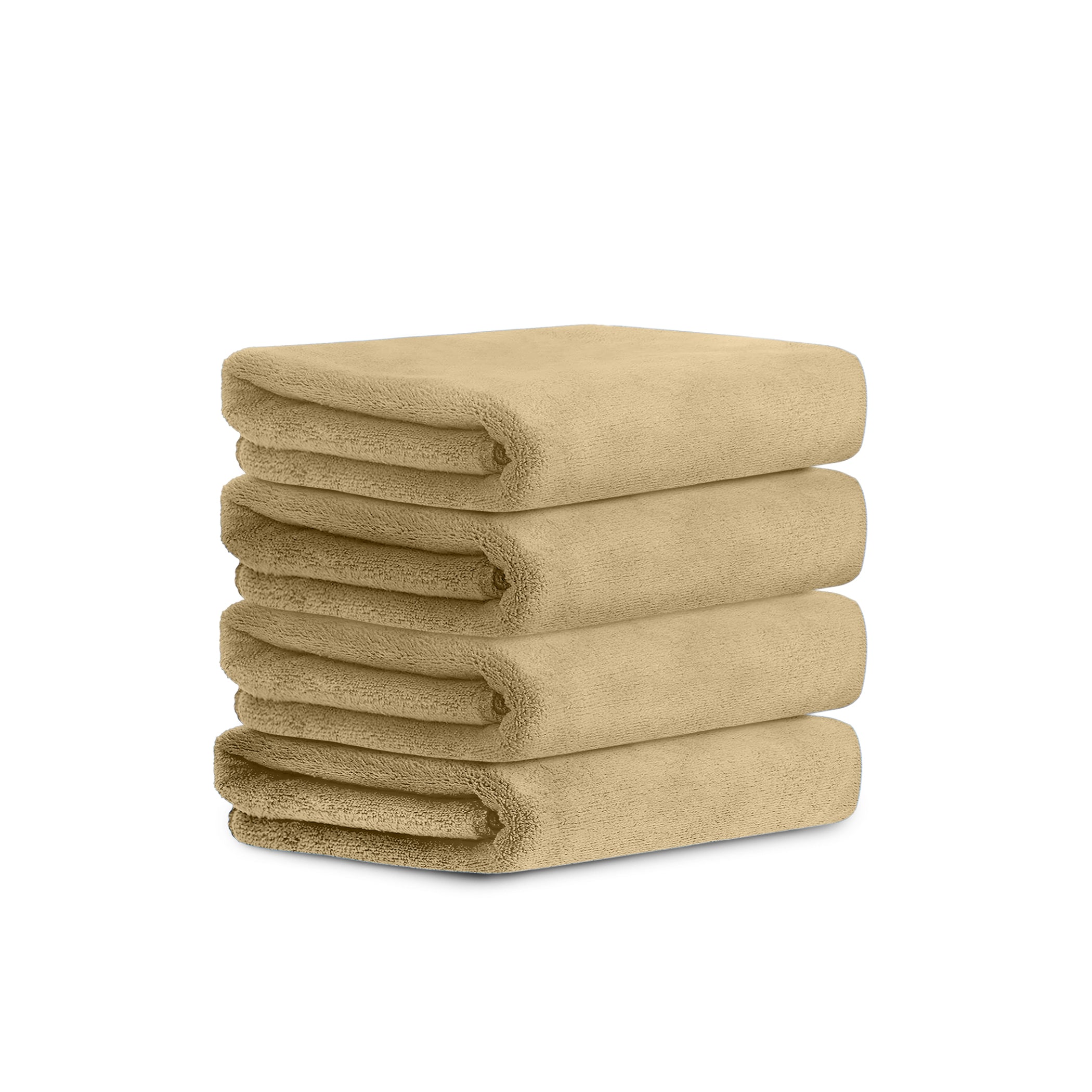 HOUSSE Microfiber Face Towels | Ultra Absorbent, Odour-Free, Quick Dry 450 GSM Face Towel for Home, Gym, Travel, Running and Personal Use | 30x30 cm | Set of 4 in One Colour (Indian Teal, Pack of 4)