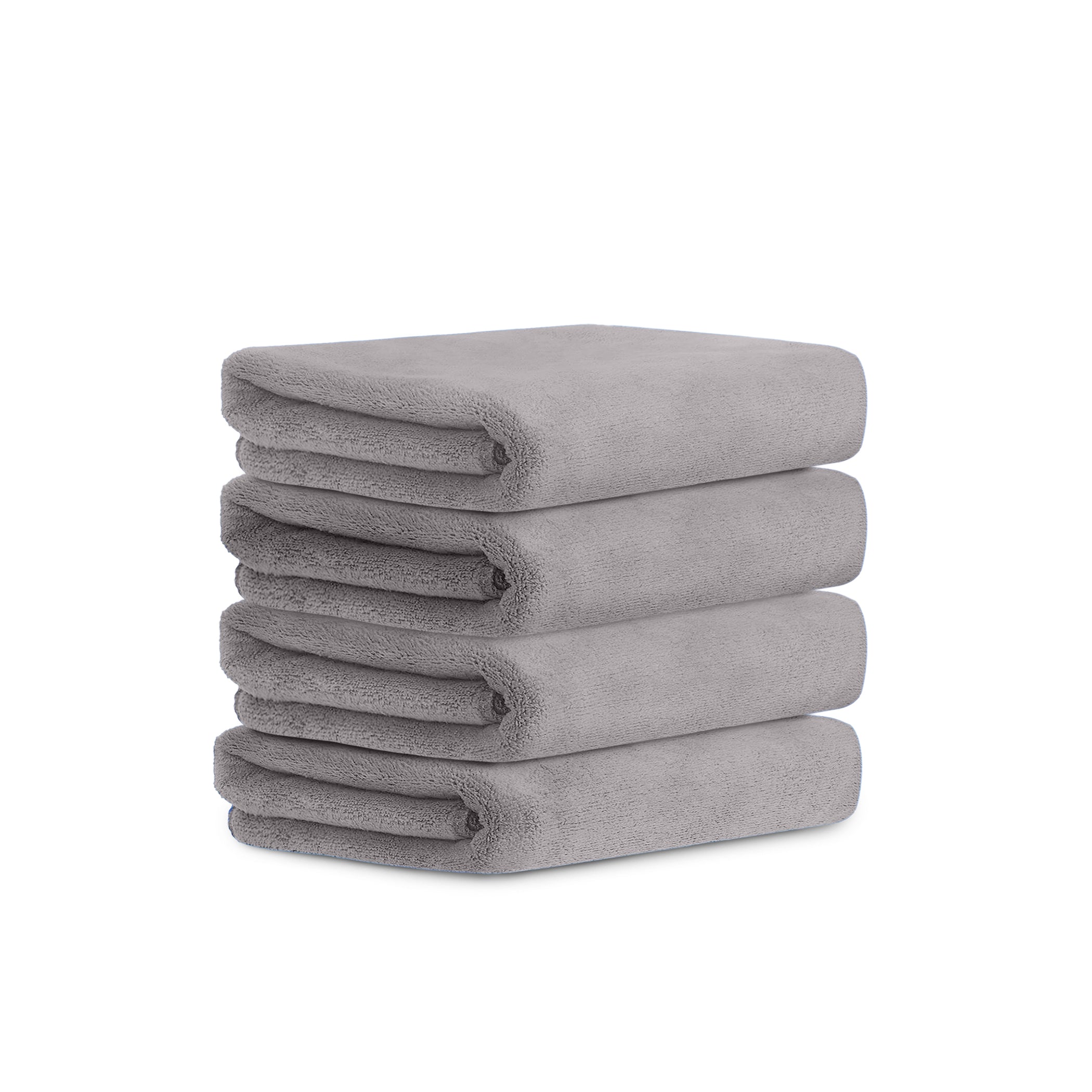 HOUSSE Microfiber Face Towels | Ultra Absorbent, Odour-Free, Quick Dry 450 GSM Face Towel for Home, Gym, Travel, Running and Personal Use | 30x30 cm | Set of 4 in One Colour (Indian Teal, Pack of 4)