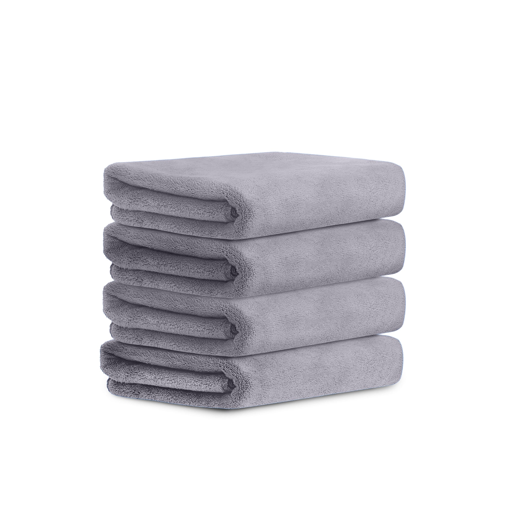 HOUSSE Microfiber Face Towels | Ultra Absorbent, Odour-Free, Quick Dry 450 GSM Face Towel for Home, Gym, Travel, Running and Personal Use | 30x30 cm | Set of 4 in One Colour (Indian Teal, Pack of 4)