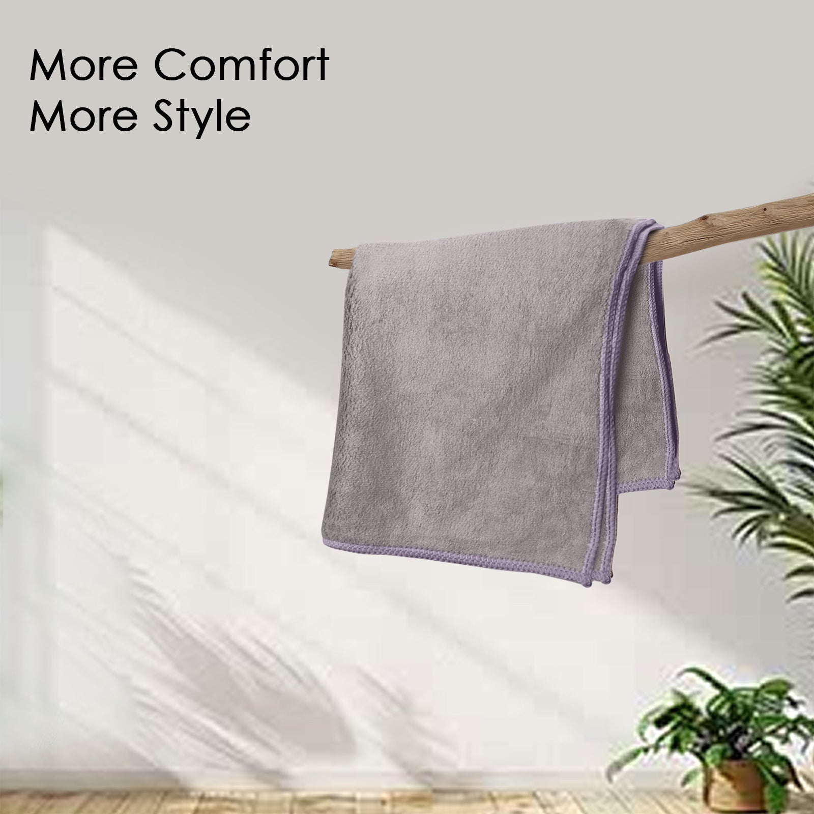 HOUSSE Microfiber Face Towel | Super Soft & Quick Absorbent |Multi Usage 30 x 30 cm, 450 GSM | for All Ages | (Set of 4,and 6)
