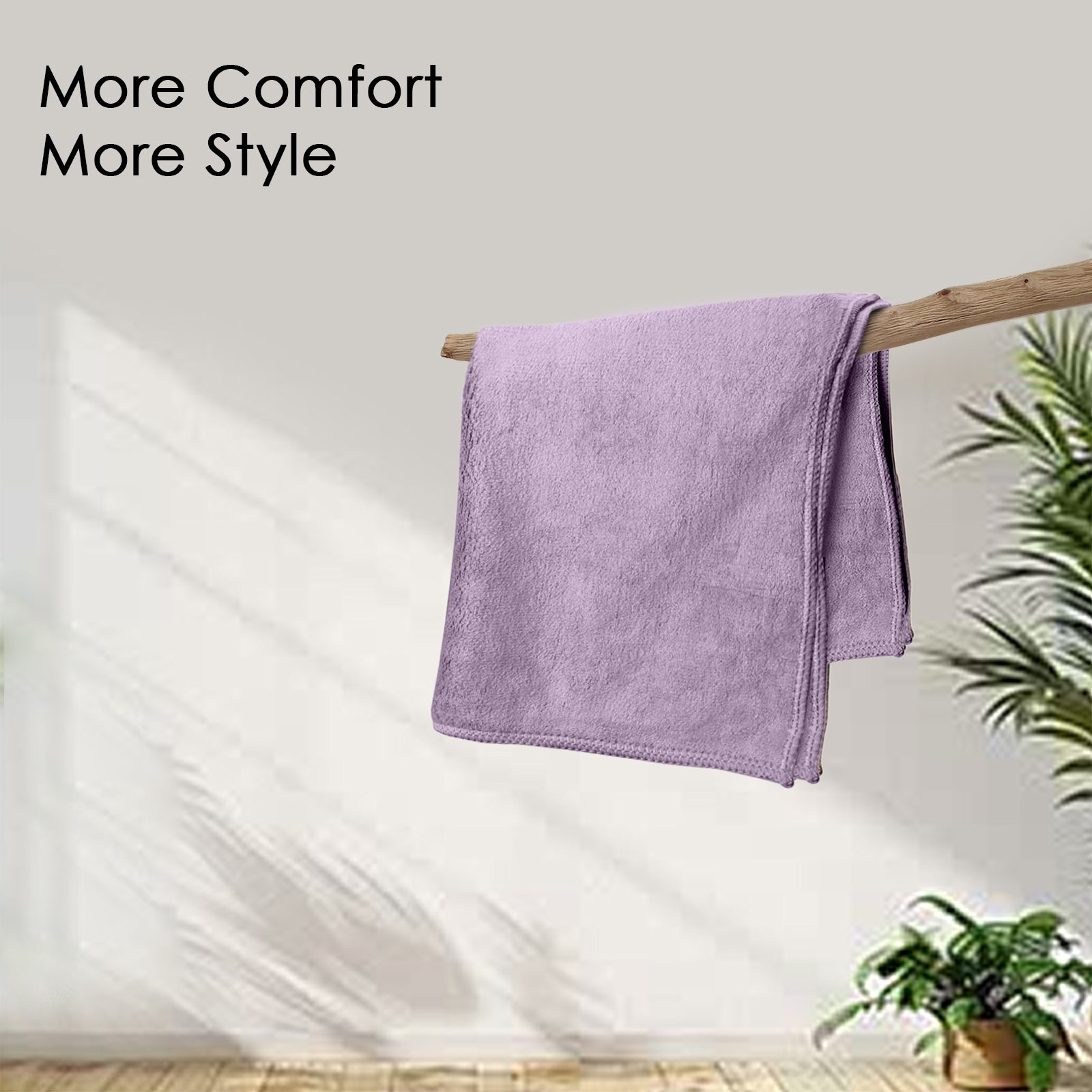 HOUSSE Microfiber Face Towel | Super Soft & Quick Absorbent |Multi Usage 30 x 30 cm, 450 GSM | for All Ages | (Set of 4,and 6)