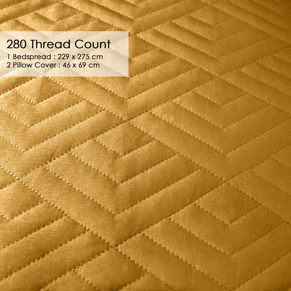 Plush Bedspread Honey Dew - Image 2