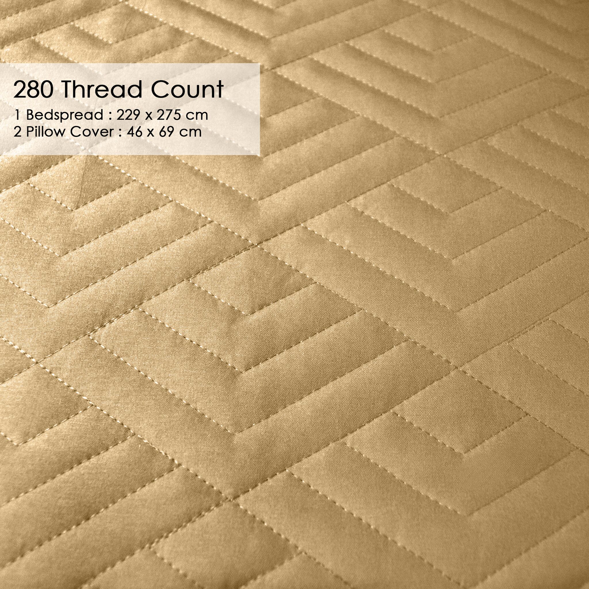 Plush Bedspread New Wheat - Image 2