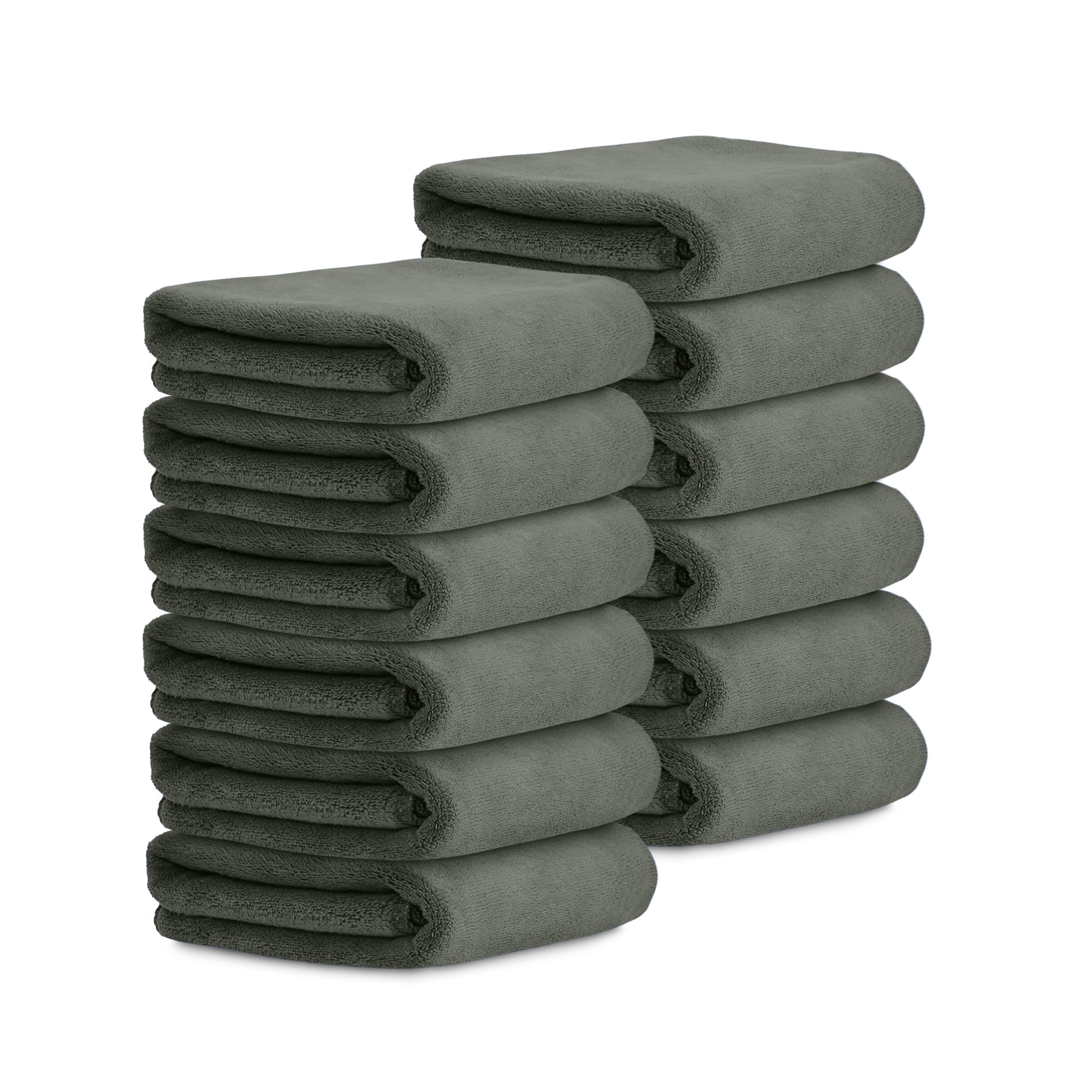 HOUSSE Microfiber Face Towels | Ultra Absorbent, Odour-Free, Quick Dry 450 GSM Face Towel for Home, Gym, Travel, Running and Personal Use | 30x30 cm | Set of 4 in One Colour (Indian Teal, Pack of 4)