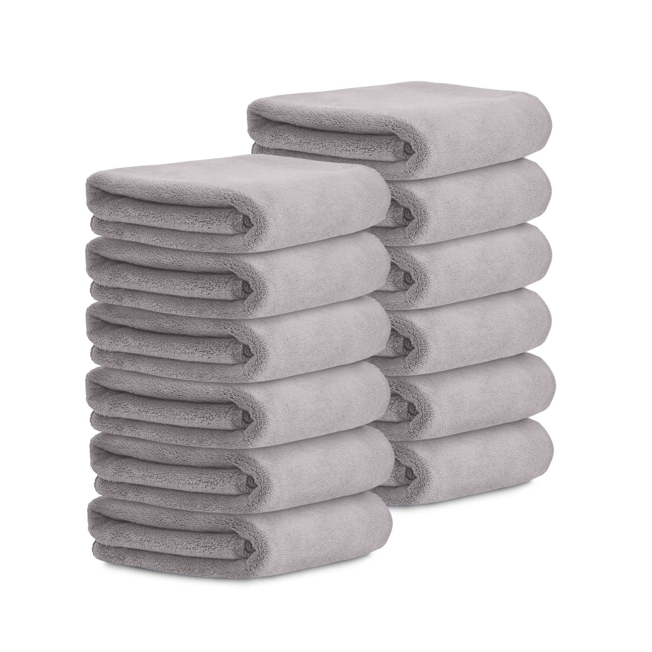 HOUSSE Microfiber Face Towels | Ultra Absorbent, Odour-Free, Quick Dry 450 GSM Face Towel for Home, Gym, Travel, Running and Personal Use | 30x30 cm | Set of 4 in One Colour (Indian Teal, Pack of 4)