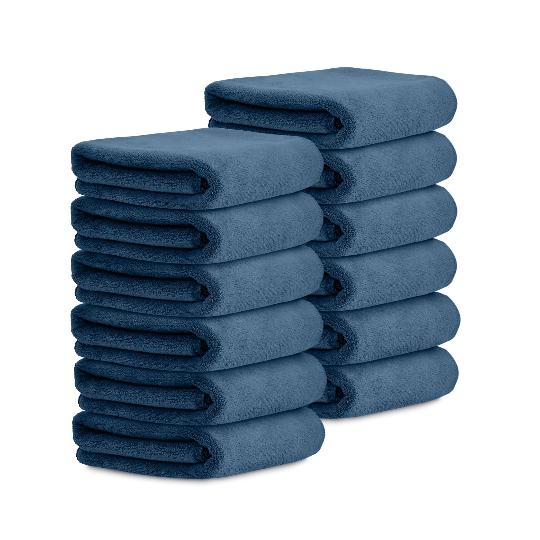 HOUSSE Microfiber Face Towels | Ultra Absorbent, Odour-Free, Quick Dry 450 GSM Face Towel for Home, Gym, Travel, Running and Personal Use | 30x30 cm | Set of 4 in One Colour (Indian Teal, Pack of 4)