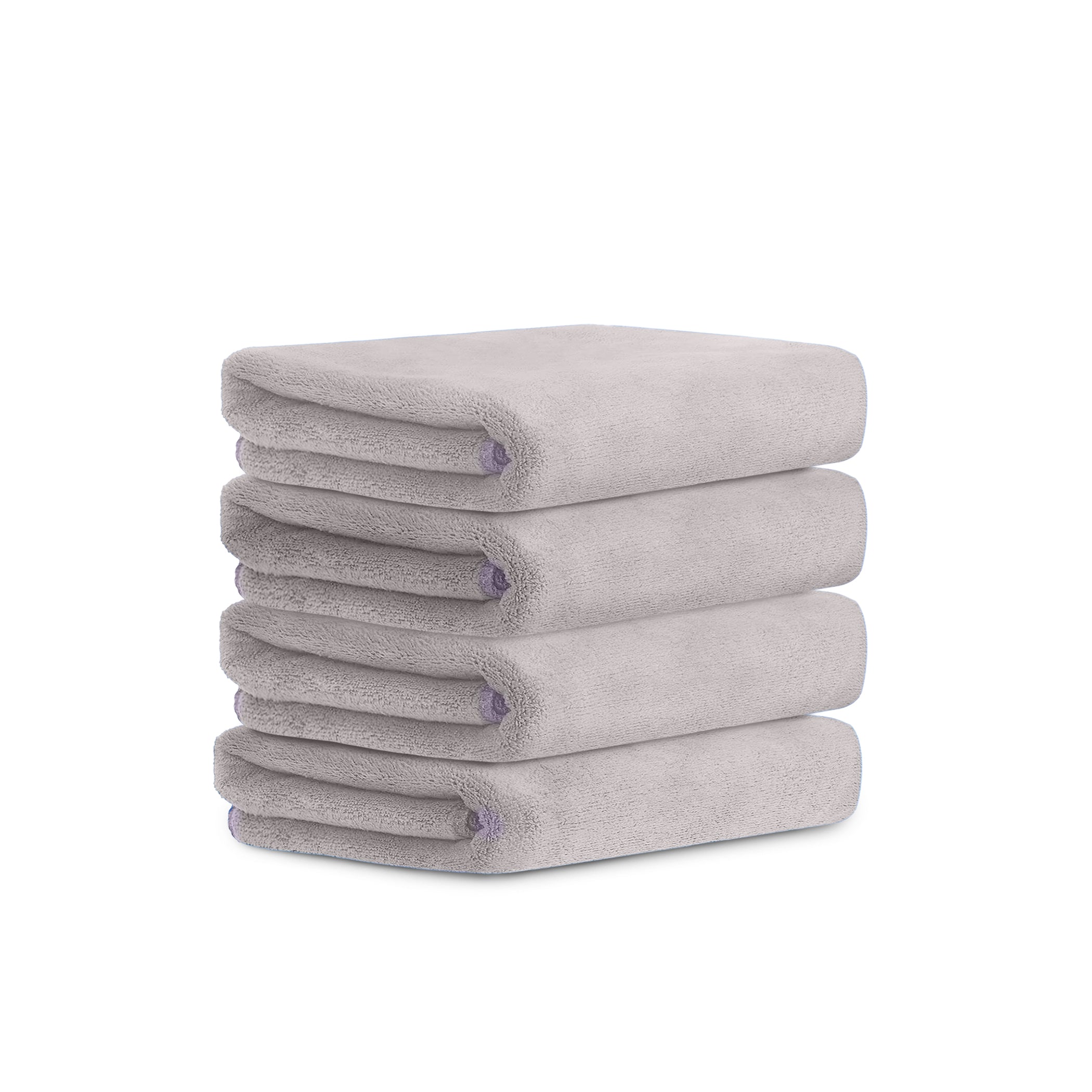 HOUSSE Microfiber Face Towels | Ultra Absorbent, Odour-Free, Quick Dry 450 GSM Face Towel for Home, Gym, Travel, Running and Personal Use | 30x30 cm | Set of 4 in One Colour (Indian Teal, Pack of 4)
