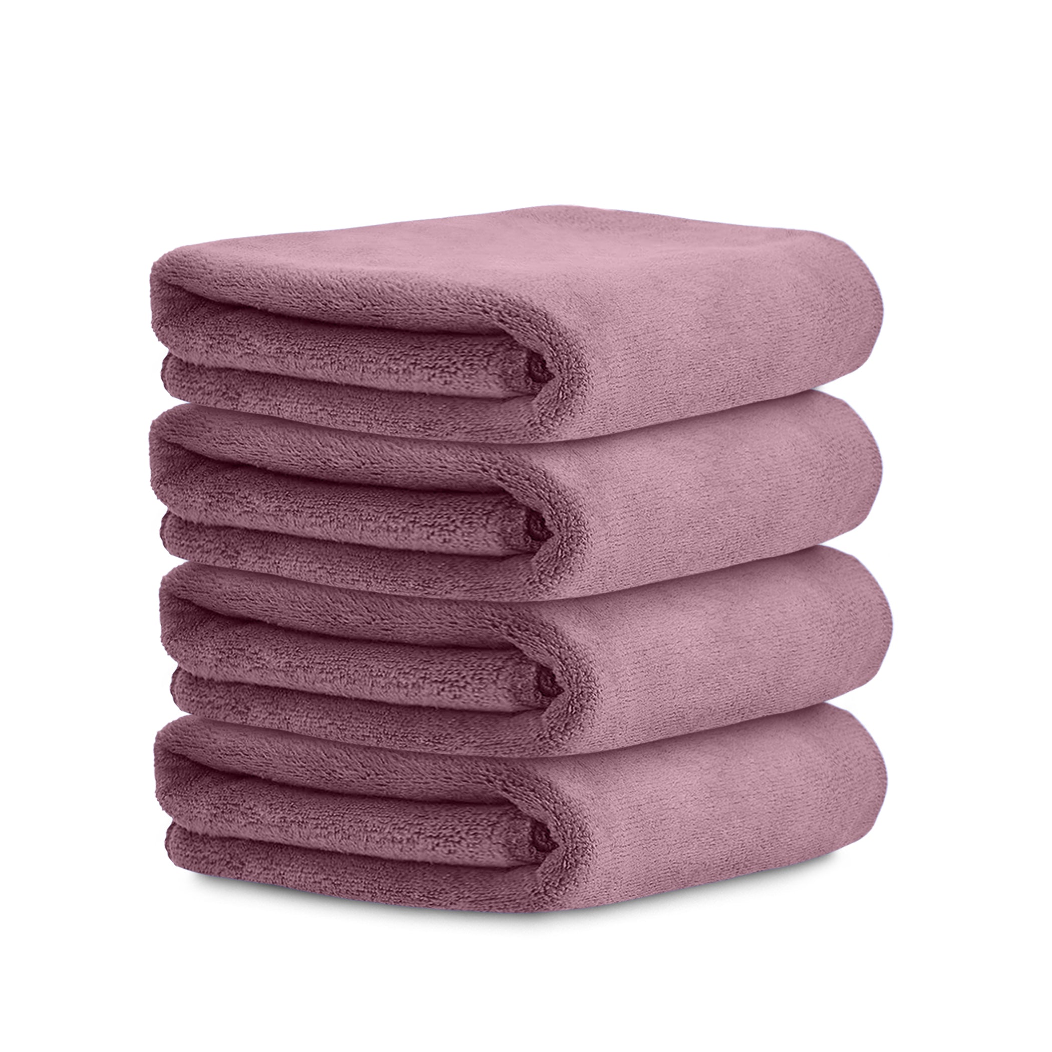 HOUSSE Microfiber Face Towels | Ultra Absorbent, Odour-Free, Quick Dry 450 GSM Face Towel for Home, Gym, Travel, Running and Personal Use | 30x30 cm | Set of 4 in One Colour (Indian Teal, Pack of 4)