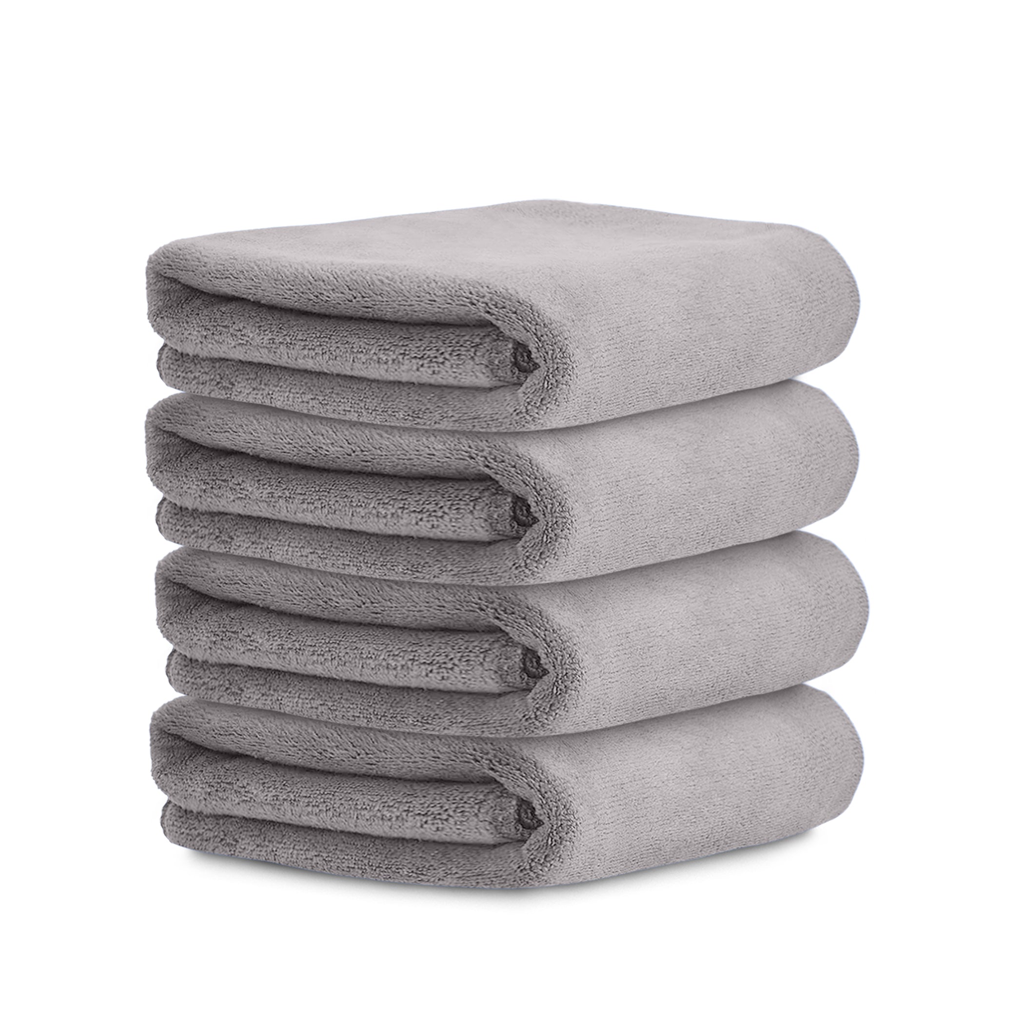 HOUSSE Microfiber Face Towels | Ultra Absorbent, Odour-Free, Quick Dry 450 GSM Face Towel for Home, Gym, Travel, Running and Personal Use | 30x30 cm | Set of 4 in One Colour (Indian Teal, Pack of 4)