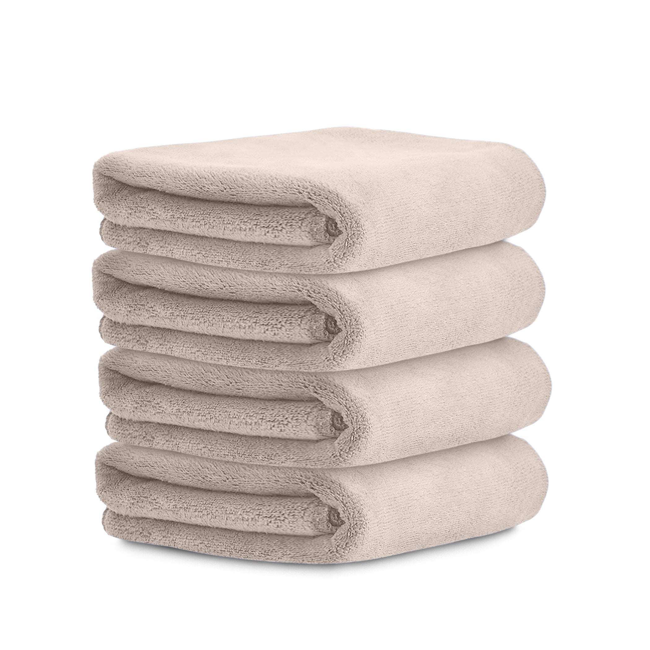 HOUSSE Microfiber Face Towels | Ultra Absorbent, Odour-Free, Quick Dry 450 GSM Face Towel for Home, Gym, Travel, Running and Personal Use | 30x30 cm | Set of 4 in One Colour (Indian Teal, Pack of 4)