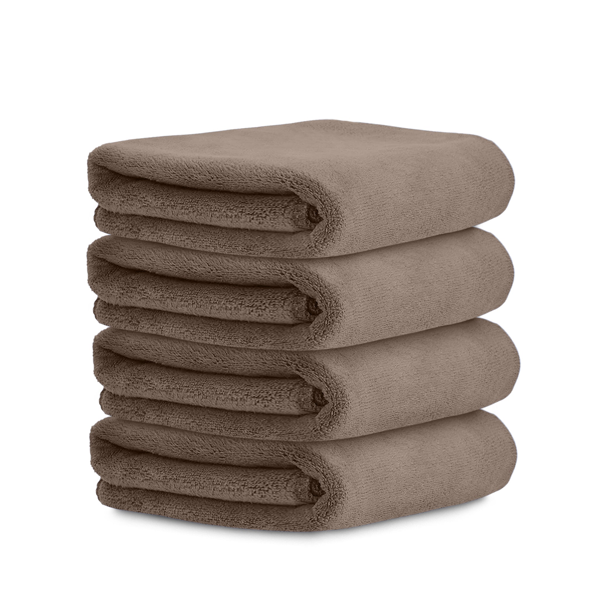 HOUSSE Microfiber Face Towels | Ultra Absorbent, Odour-Free, Quick Dry 450 GSM Face Towel for Home, Gym, Travel, Running and Personal Use | 30x30 cm | Set of 4 in One Colour (Indian Teal, Pack of 4)