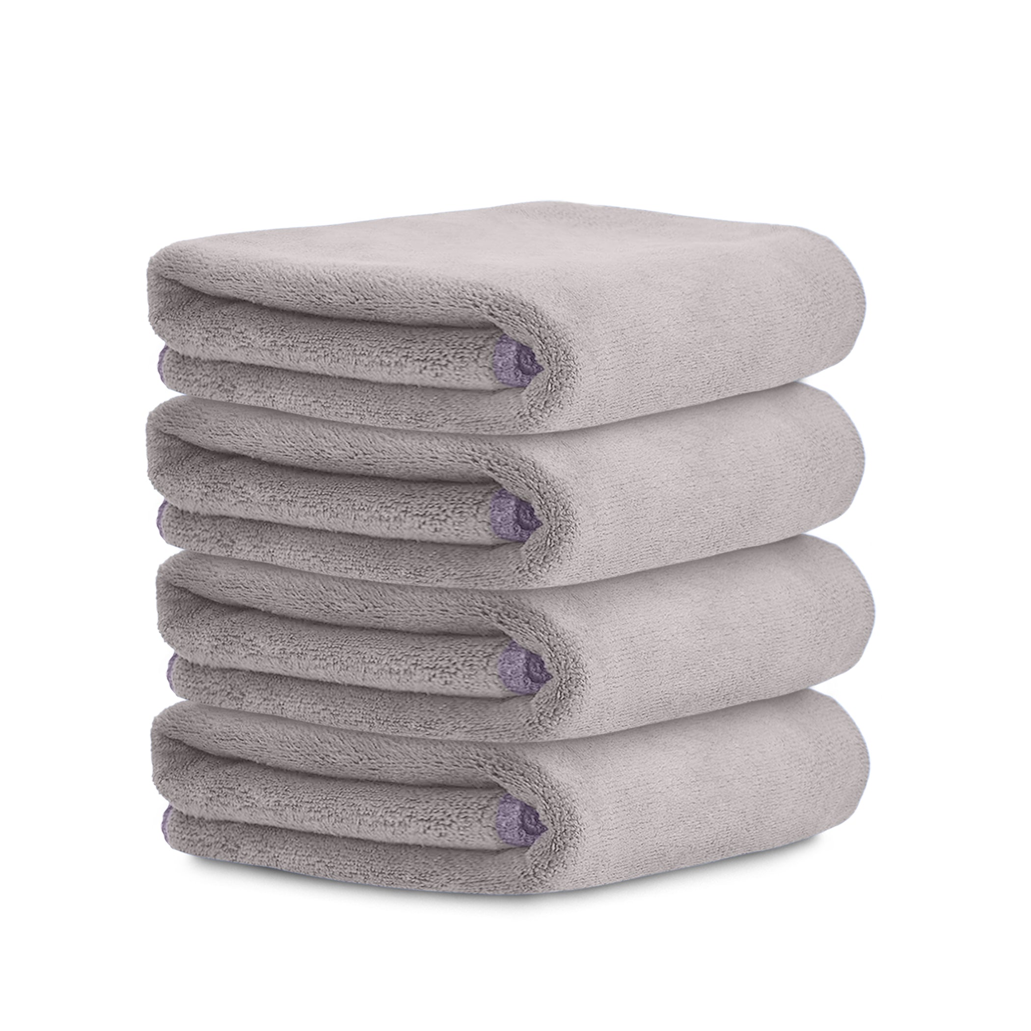 HOUSSE Microfiber Face Towels | Ultra Absorbent, Odour-Free, Quick Dry 450 GSM Face Towel for Home, Gym, Travel, Running and Personal Use | 30x30 cm | Set of 4 in One Colour (Indian Teal, Pack of 4)