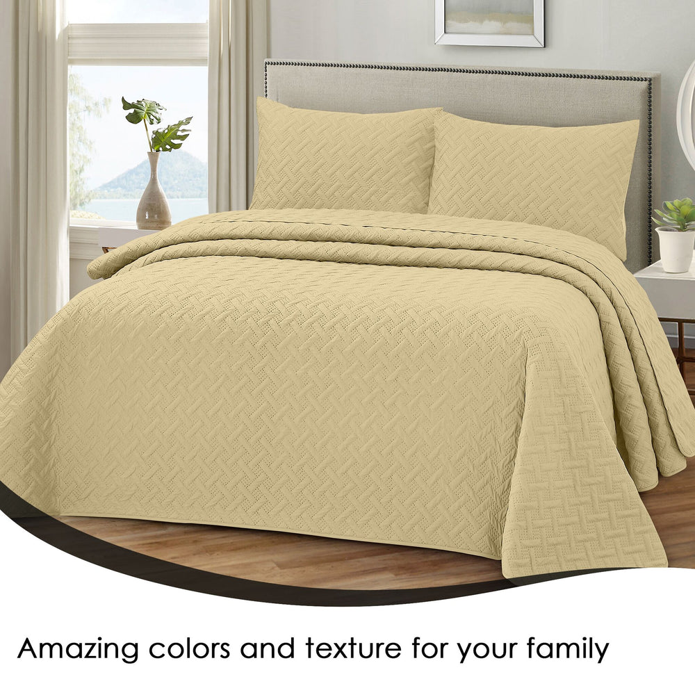 Urbane Bedspread Bleached Sand - Image 4