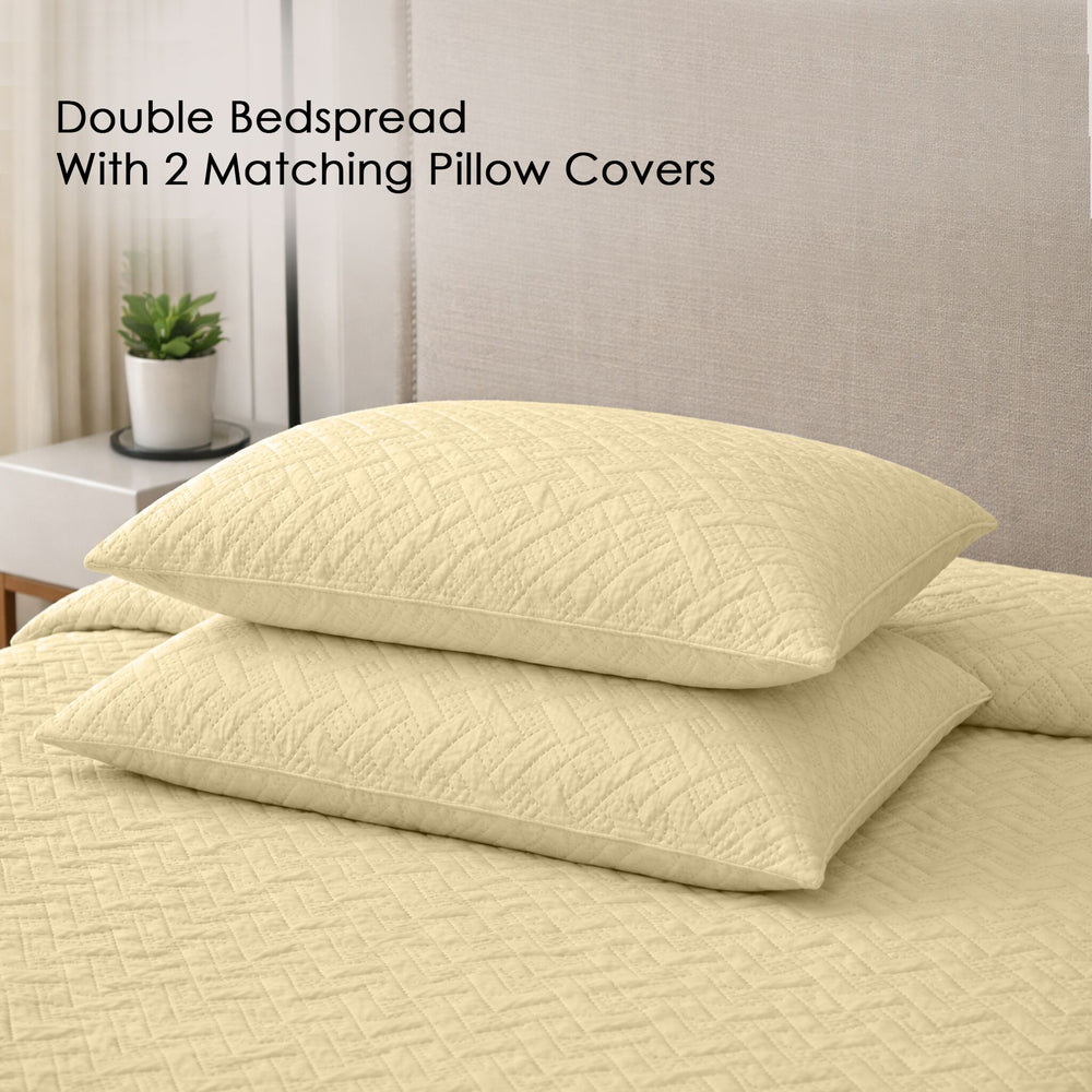 Urbane Bedspread Bleached Sand - Image 7