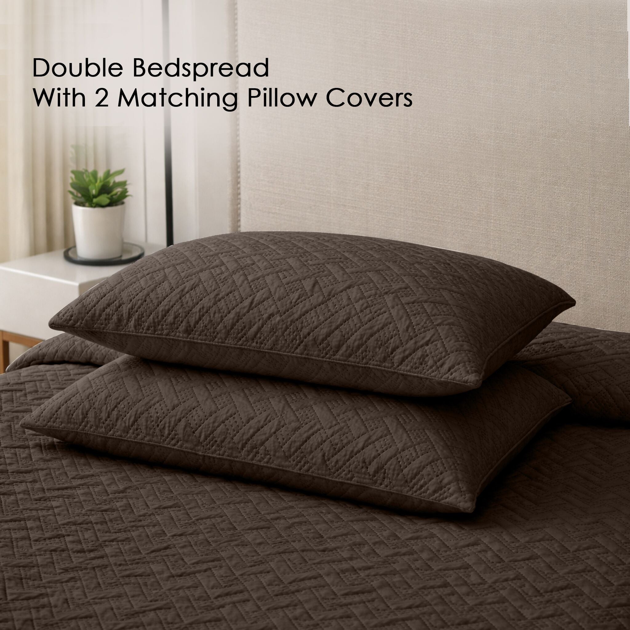 Urbane Bedspread Coffee - Image 7