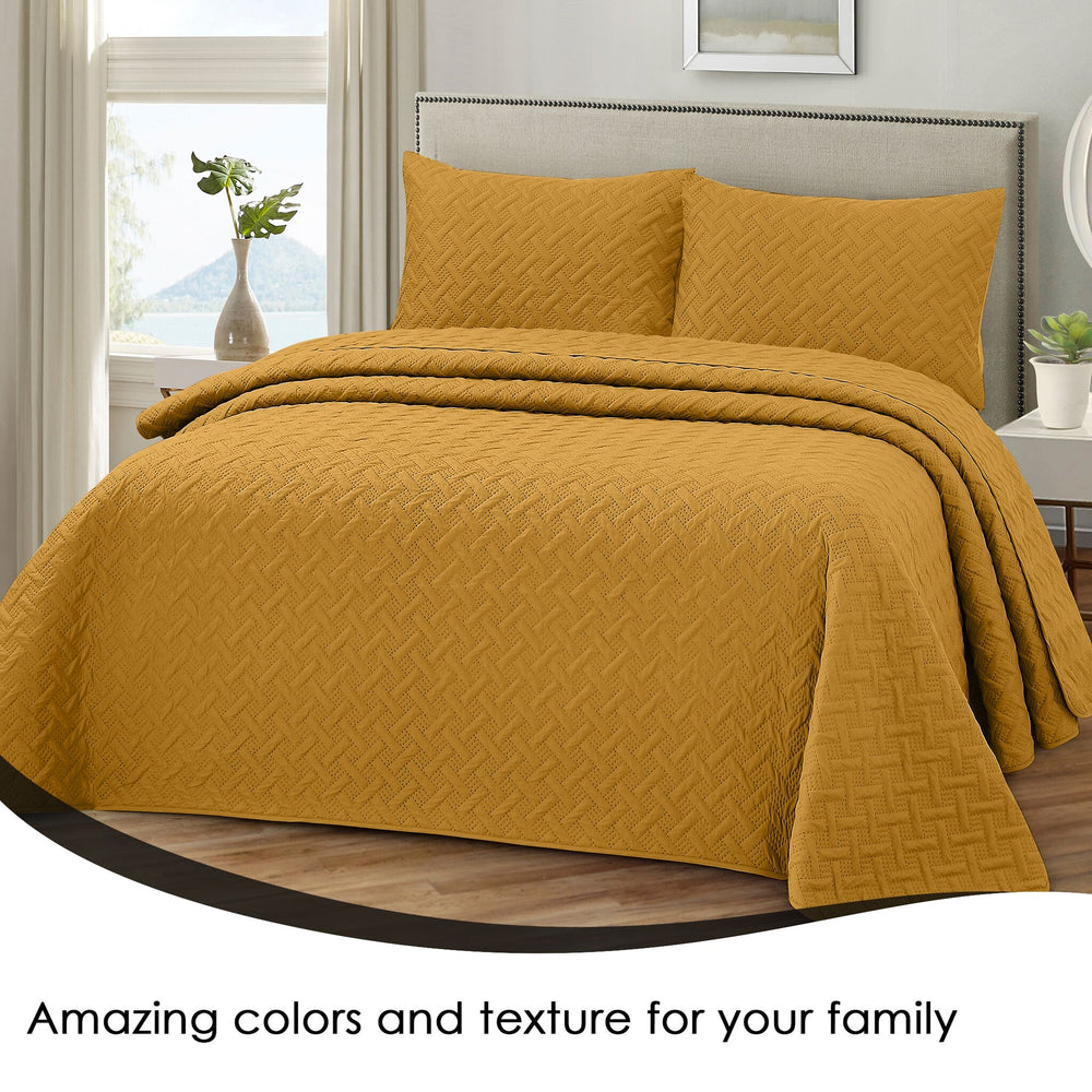 Urbane Bedspread Honey Dew - Image 4